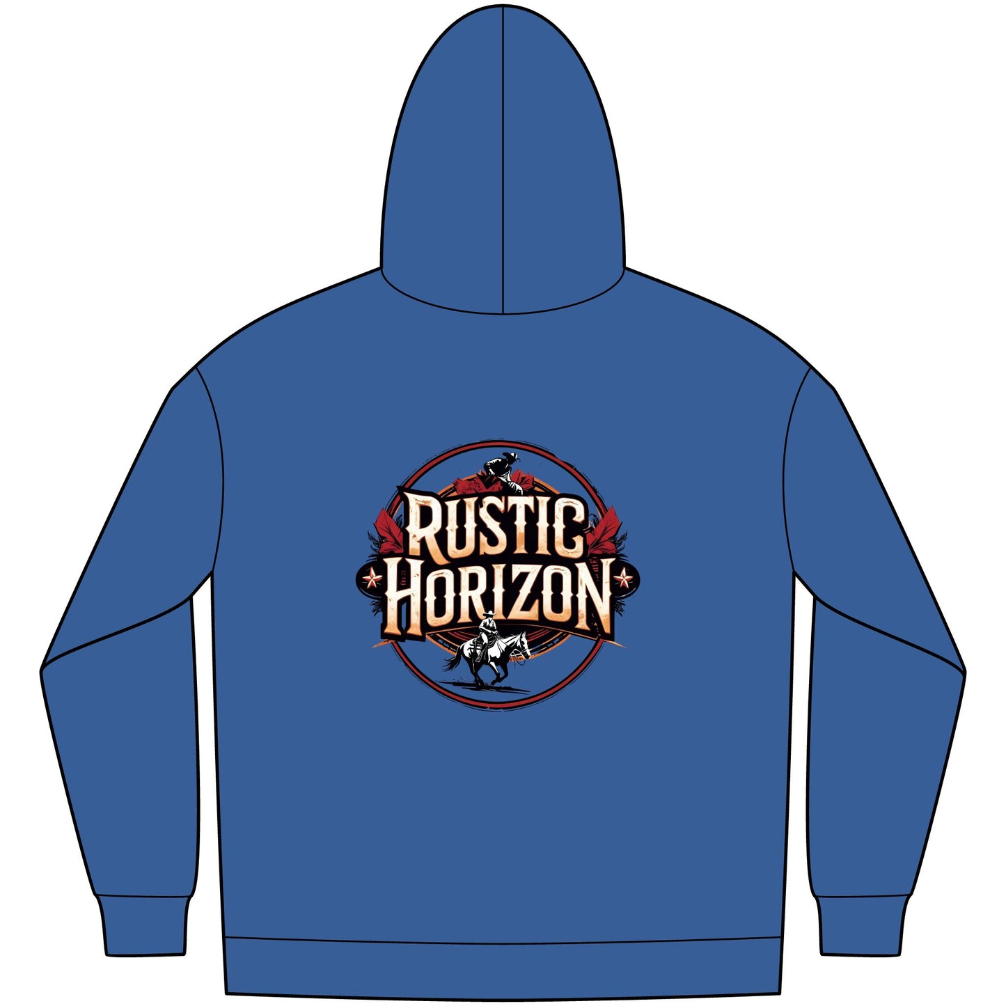 Unisex Western Fleece Hoodie, Rustic Fashion Sweatshirt, Cozy Winter Apparel, Gift for Rodeo Lovers, Casual Outdoor Clothing