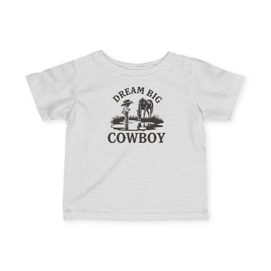 'Dream Big Cowboy' Western Baby Shirt
