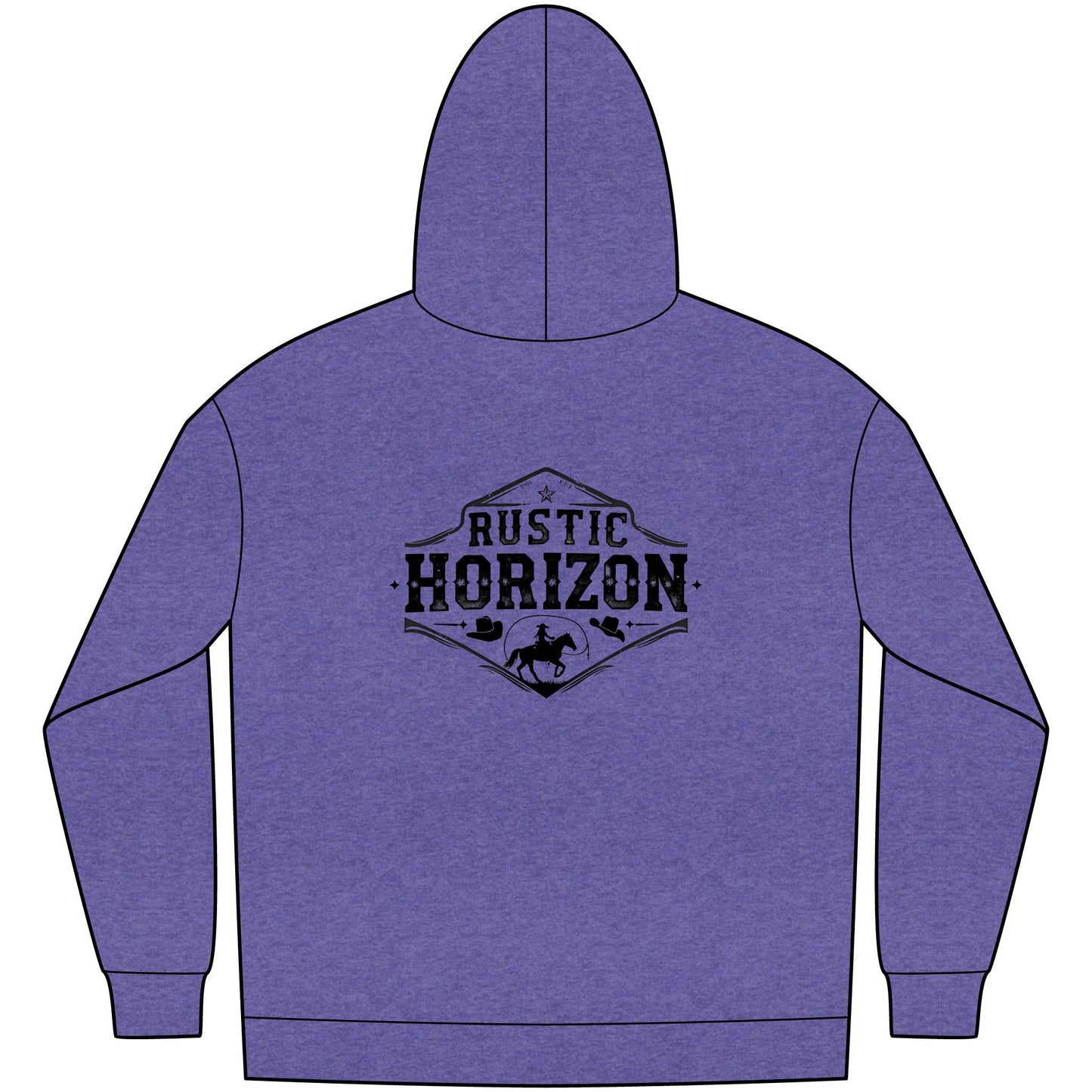 Cowgirl Unisex Western Fleece Hoodie, Rustic Fashion Sweatshirt, Cozy Winter Apparel, Gift for Rodeo Lovers, Casual Outdoor Clothing