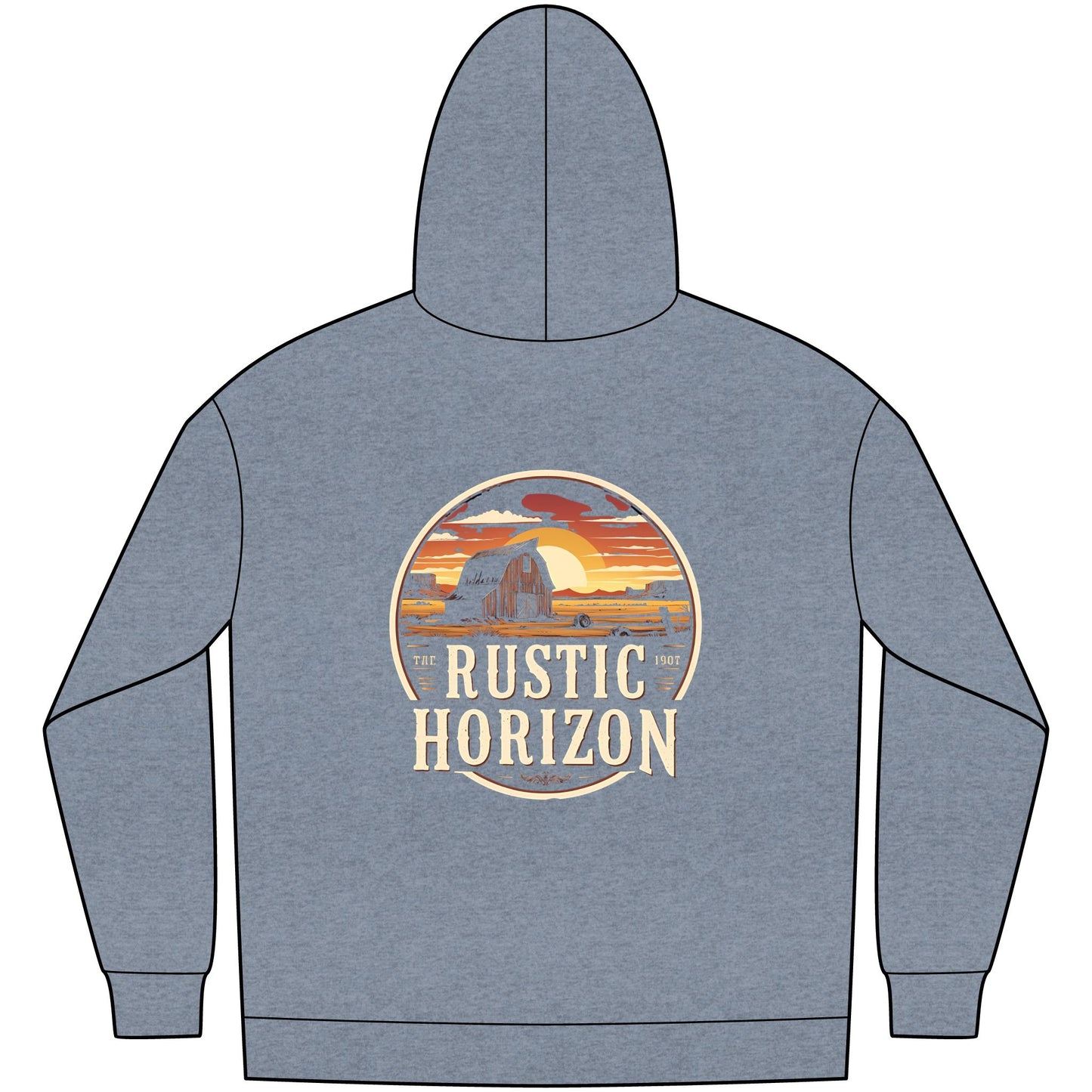 Unisex Western Fleece Hoodie, Rustic Fashion Sweatshirt, Cozy Winter Apparel, Gift for Rodeo Lovers, Casual Outdoor Clothing