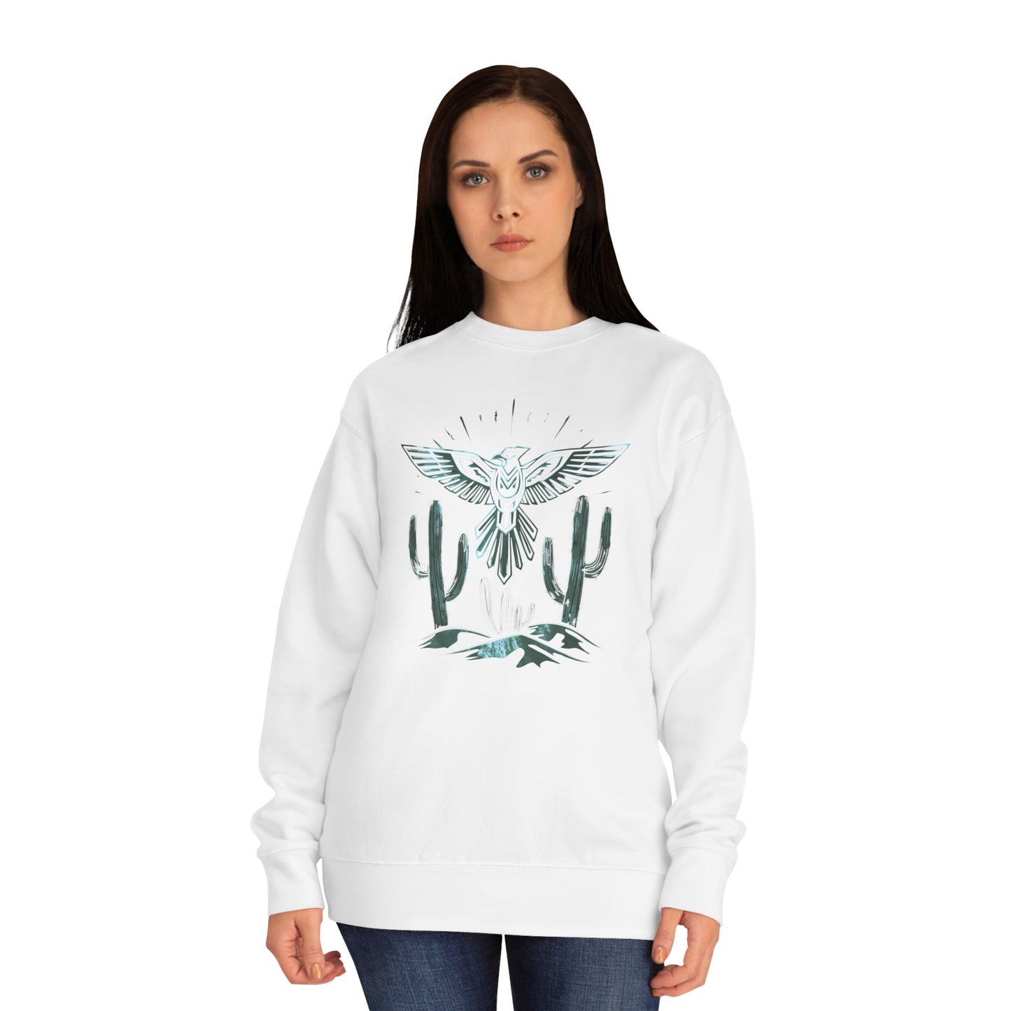 Thunderbird eagle Unisex Crew Sweatshirt - Cozy Cultural Artwear