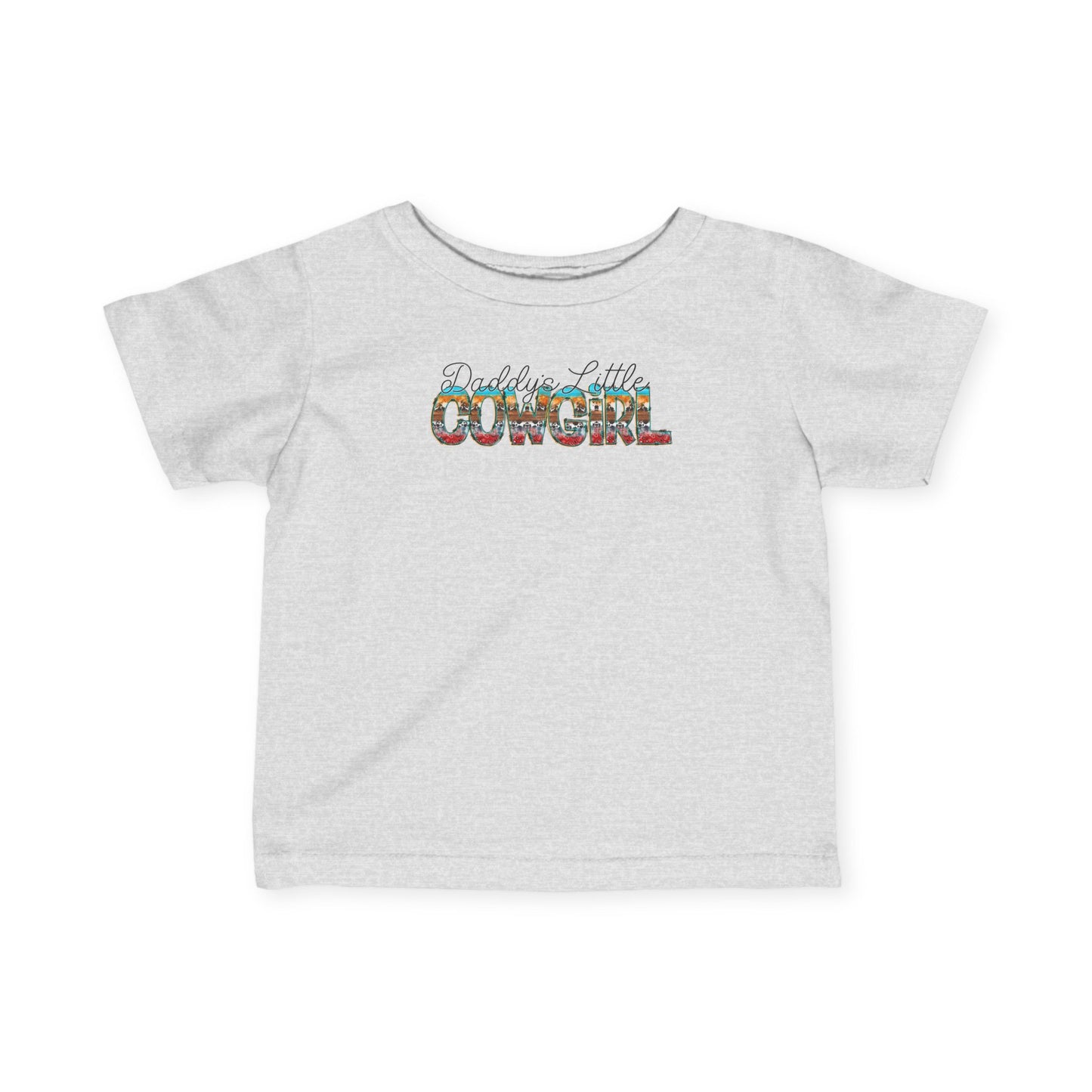 DADDY'S LITTLE COWGIRLS Infant Fine Jersey Tee