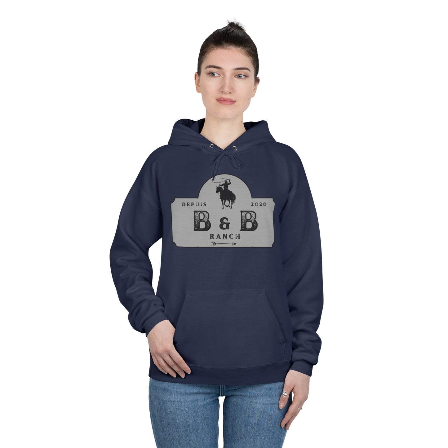 RANCH B & B LOGO Unisex EcoSmart® Pullover Hoodie Sweatshirt