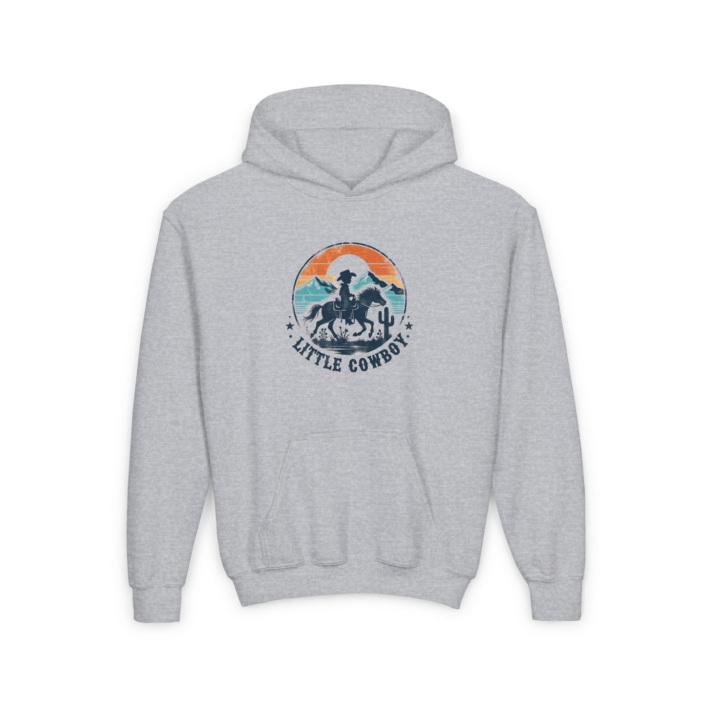 LITTLE COWBOY Youth Heavy Blend Hooded Sweatshirt