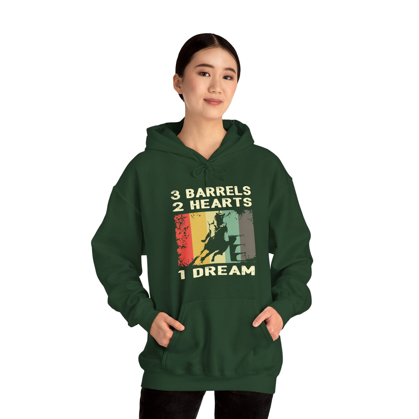 BARREL RACING Unisex Heavy Blend™ Hooded Sweatshirt