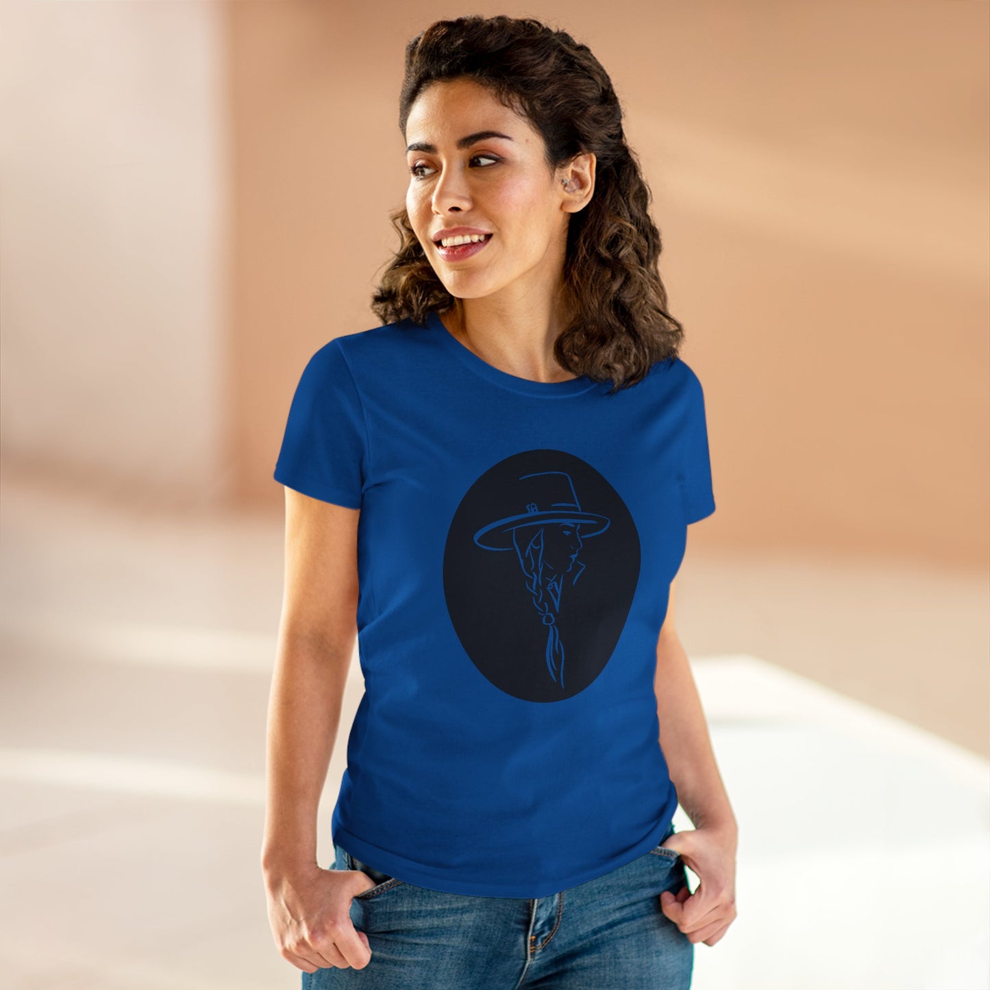 Cowgirl fashion Women's Midweight Cotton Tee SEMI AJUSTÉ