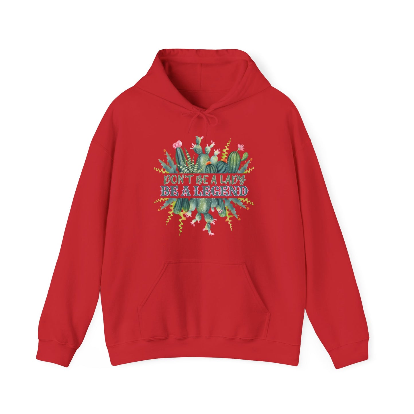 BE A LEGEND LADY CACTUS UNISEX Heavy Blend™ Hooded Sweatshirt