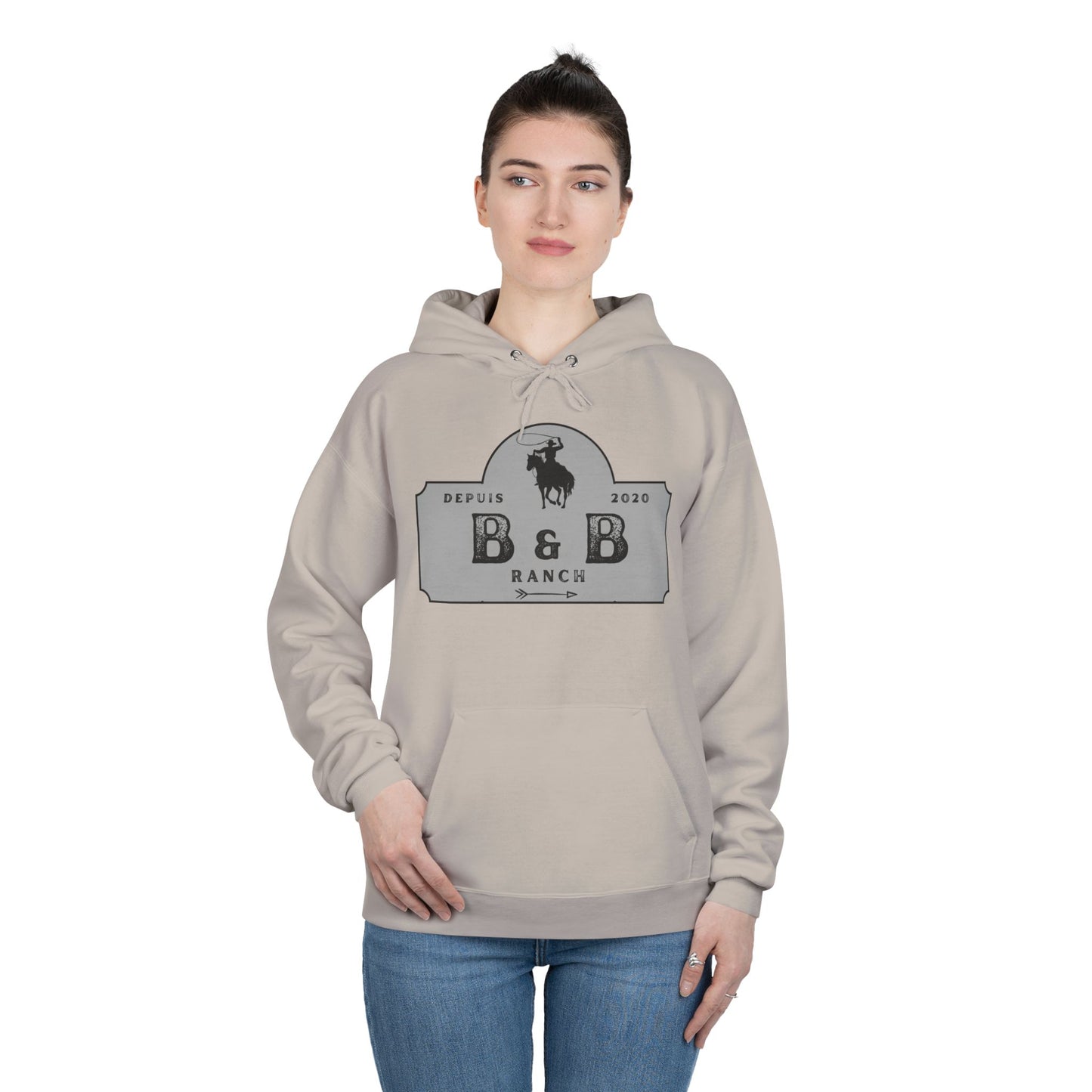 RANCH B & B LOGO Unisex EcoSmart® Pullover Hoodie Sweatshirt