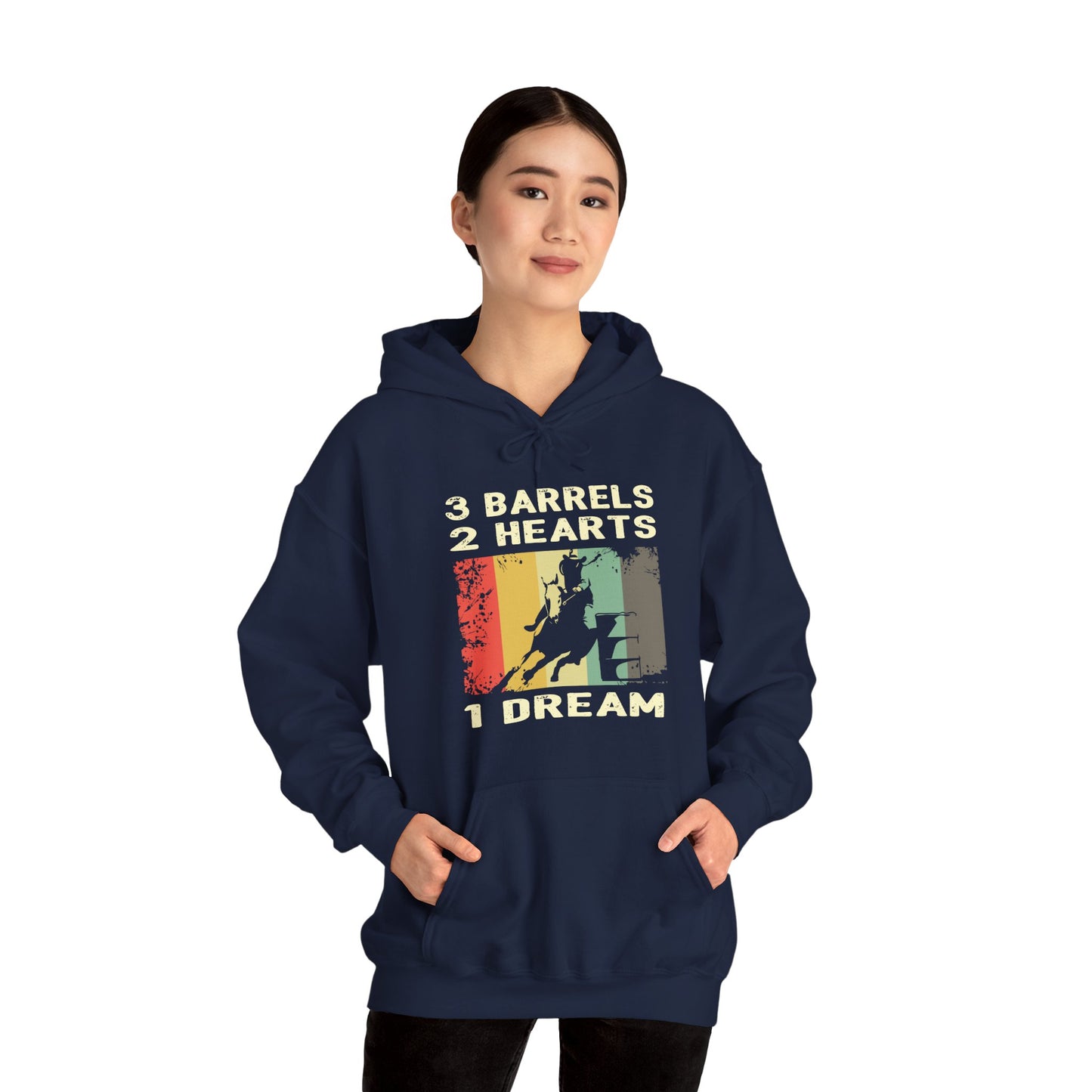 BARREL RACING Unisex Heavy Blend™ Hooded Sweatshirt