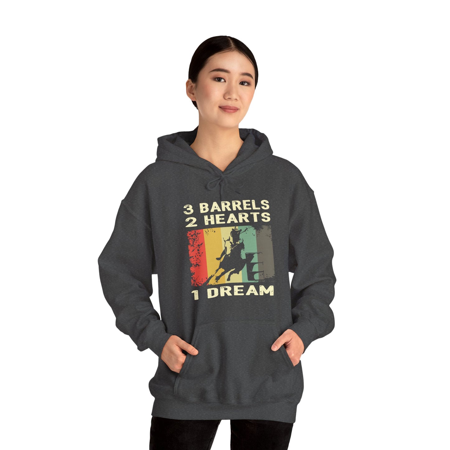 BARREL RACING Unisex Heavy Blend™ Hooded Sweatshirt