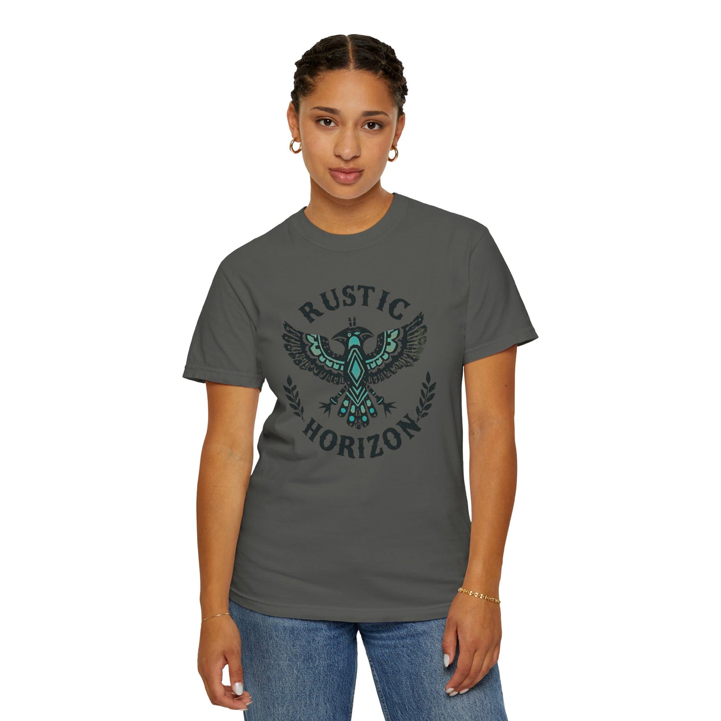 Thunderbird Rustic Horizon UNISEX T-Shirt｜Festival Wear, Casual Outfit, Gift for Nature Lovers, Vintage Style Tee, Summer Essential