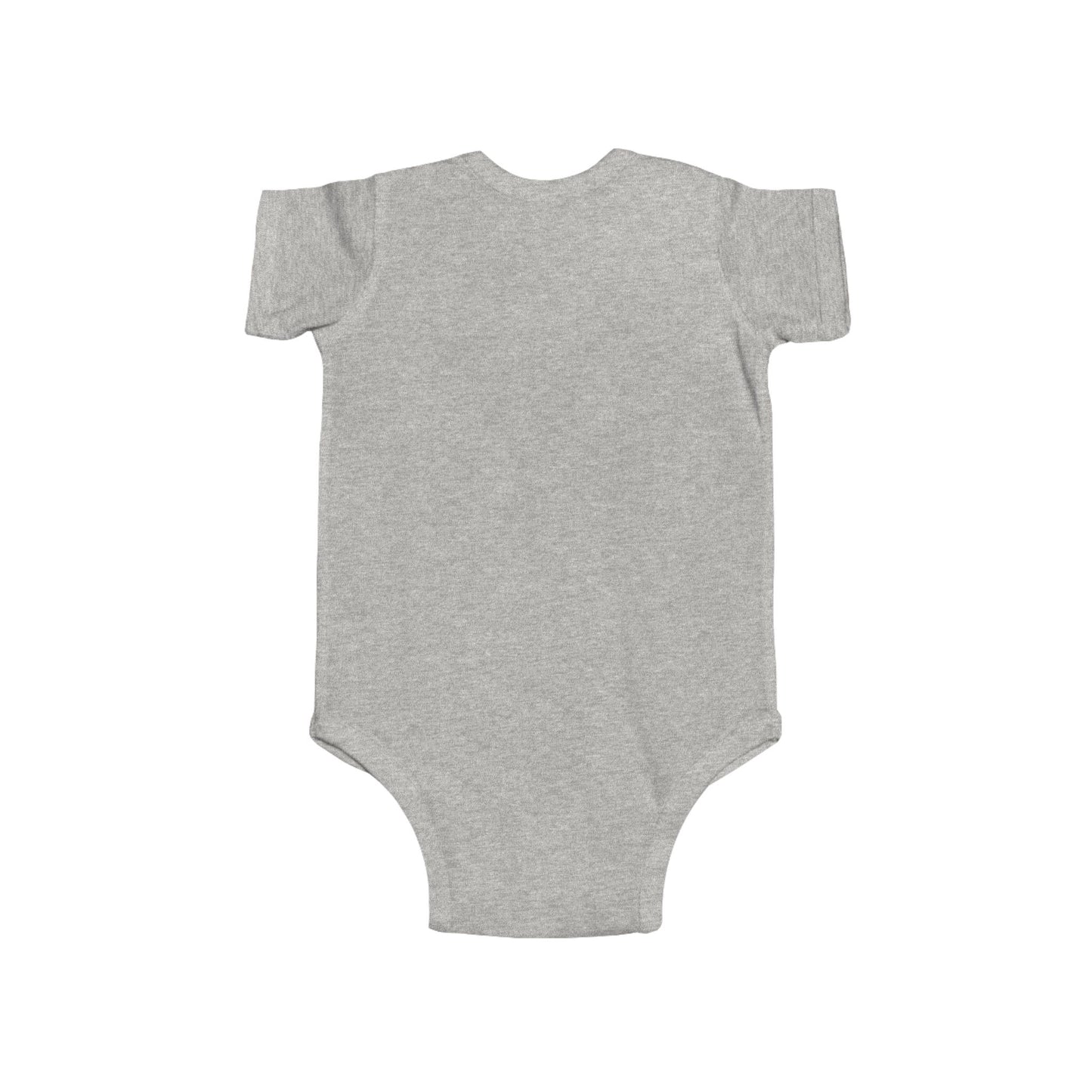 Cute Like Mom Grumpy As Dad Infant Fine Jersey Bodysuit