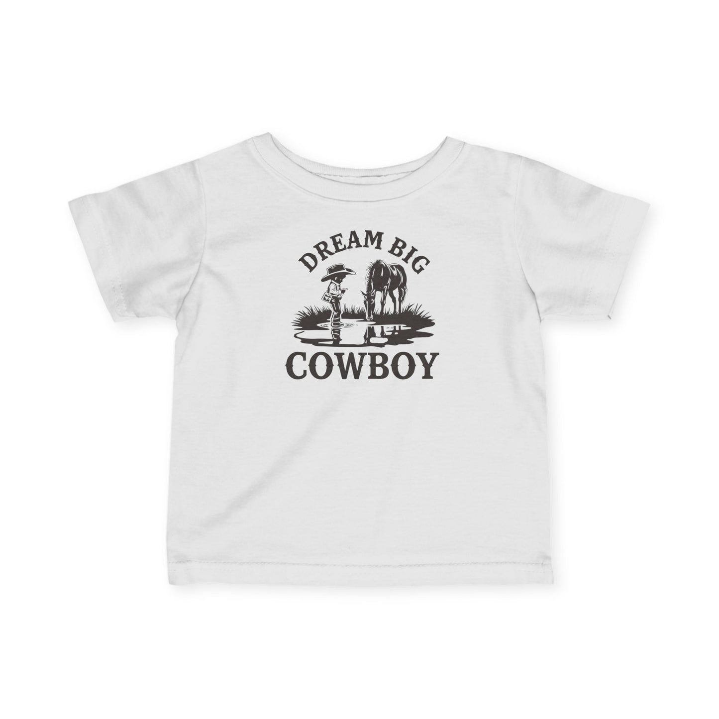 'Dream Big Cowboy' Western Baby Shirt