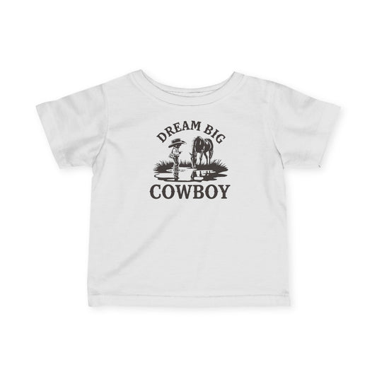 'Dream Big Cowboy' Western Baby Shirt
