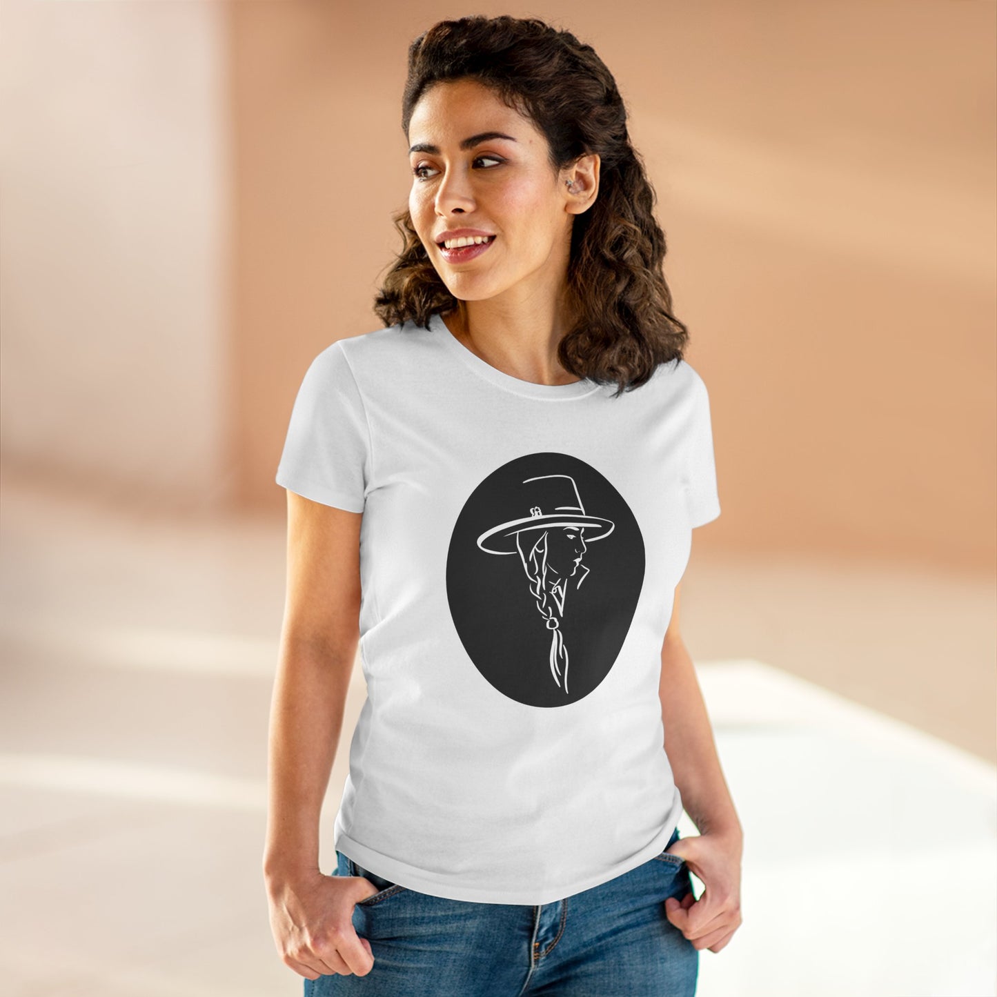 Cowgirl fashion Women's Midweight Cotton Tee SEMI AJUSTÉ