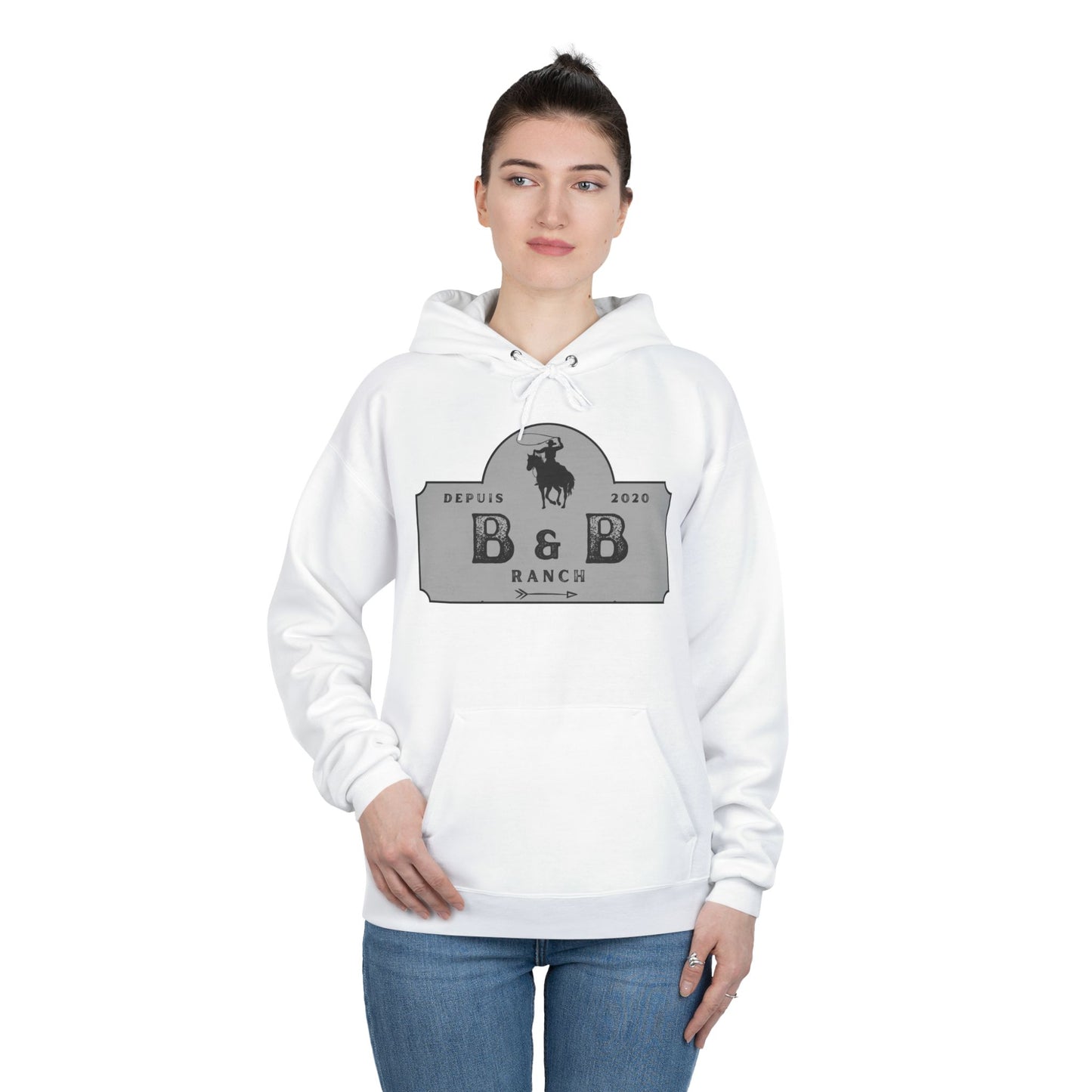 RANCH B & B LOGO Unisex EcoSmart® Pullover Hoodie Sweatshirt