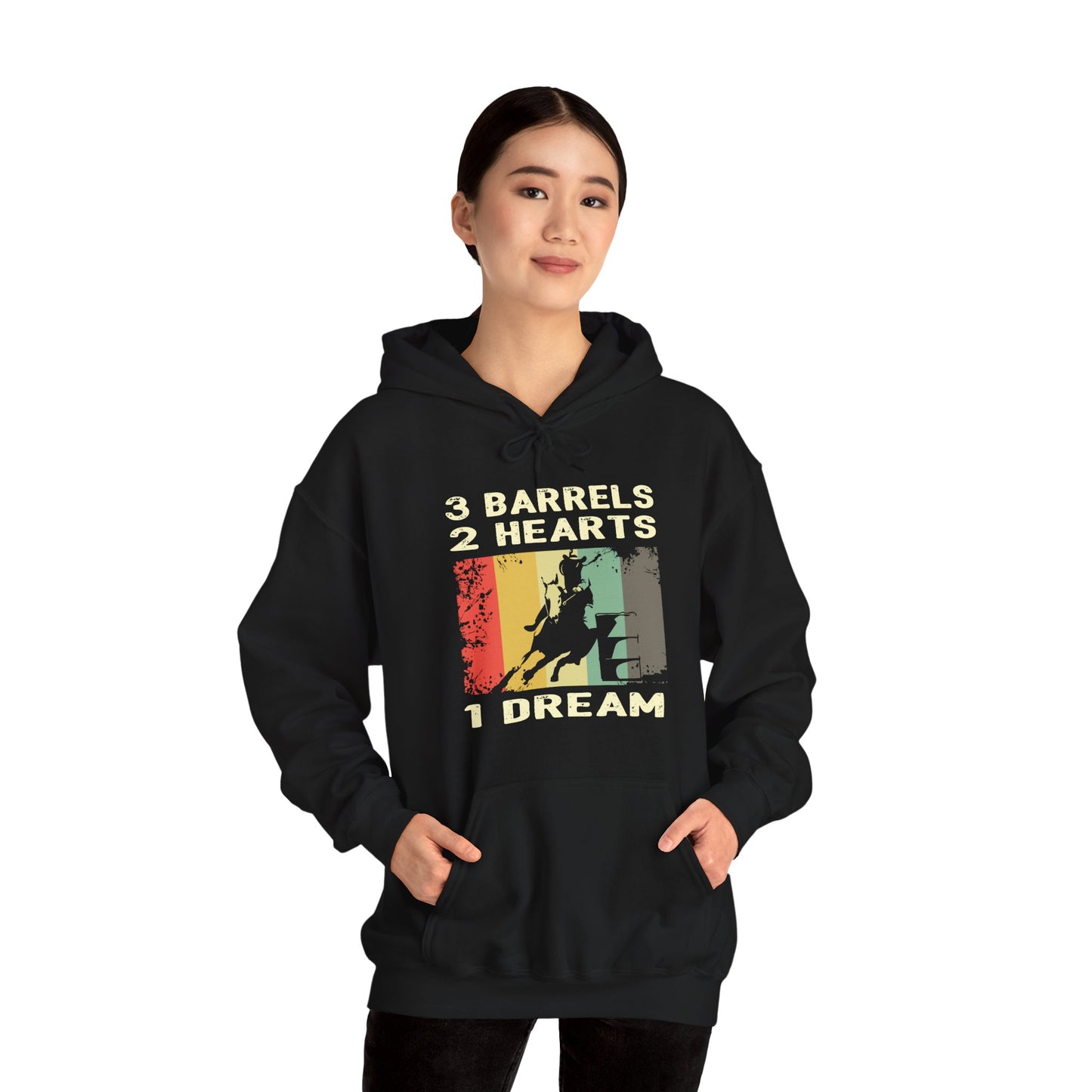 BARREL RACING Unisex Heavy Blend™ Hooded Sweatshirt