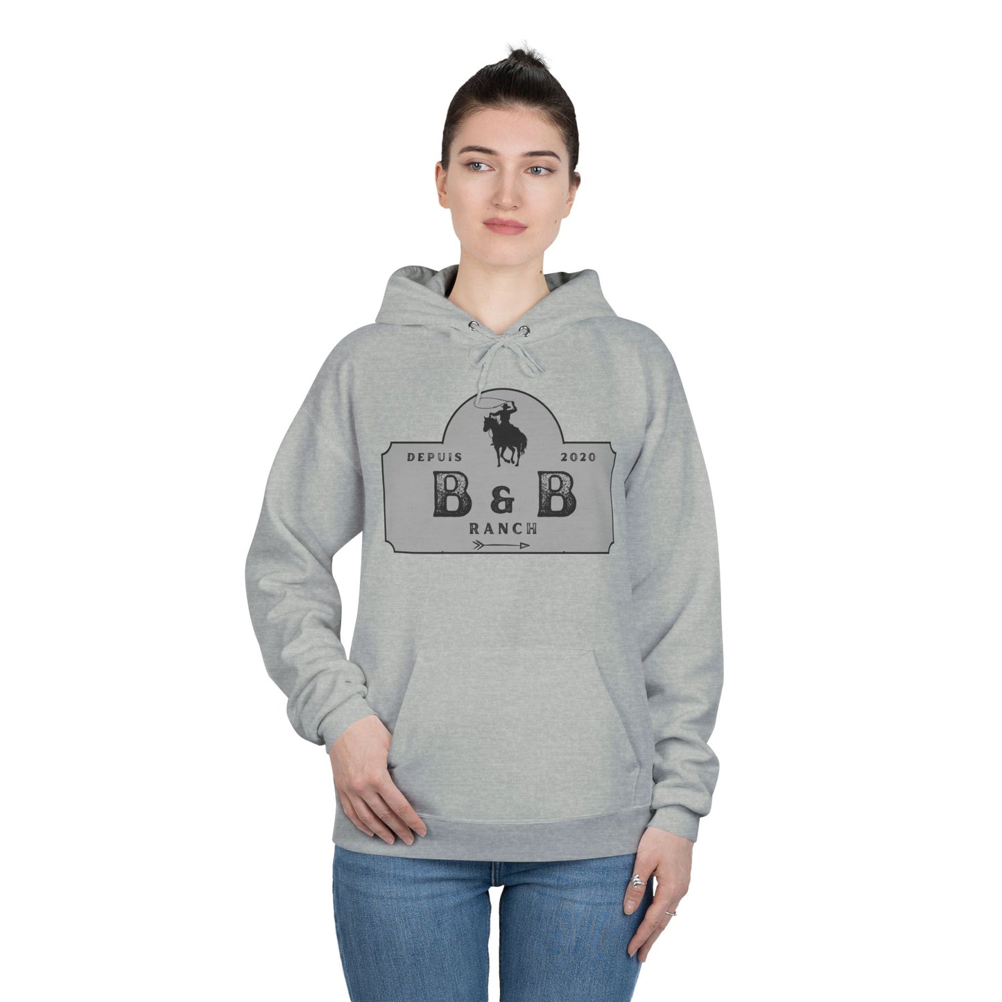 RANCH B & B LOGO Unisex EcoSmart® Pullover Hoodie Sweatshirt