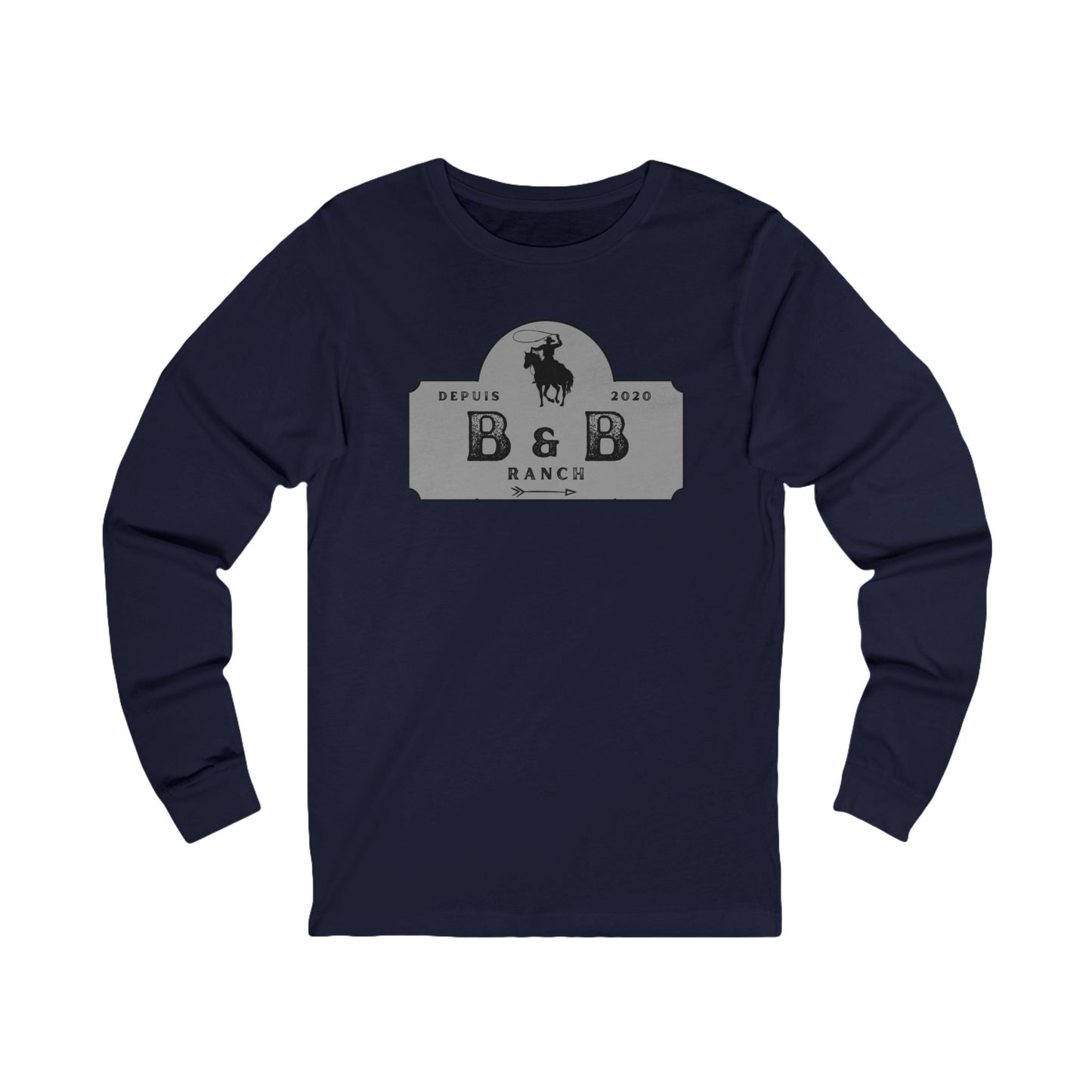RANCH B & B LOGO Unisex Jersey Long Sleeve Tee