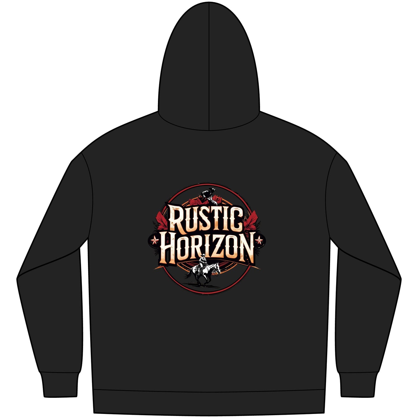Unisex Western Fleece Hoodie, Rustic Fashion Sweatshirt, Cozy Winter Apparel, Gift for Rodeo Lovers, Casual Outdoor Clothing