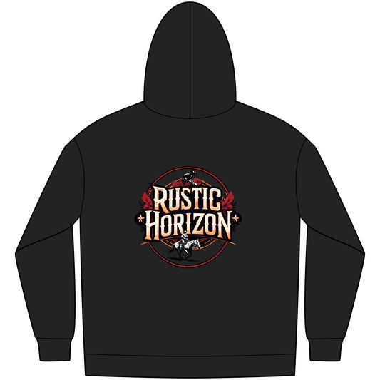 Unisex Western Fleece Hoodie, Rustic Fashion Sweatshirt, Cozy Winter Apparel, Gift for Rodeo Lovers, Casual Outdoor Clothing