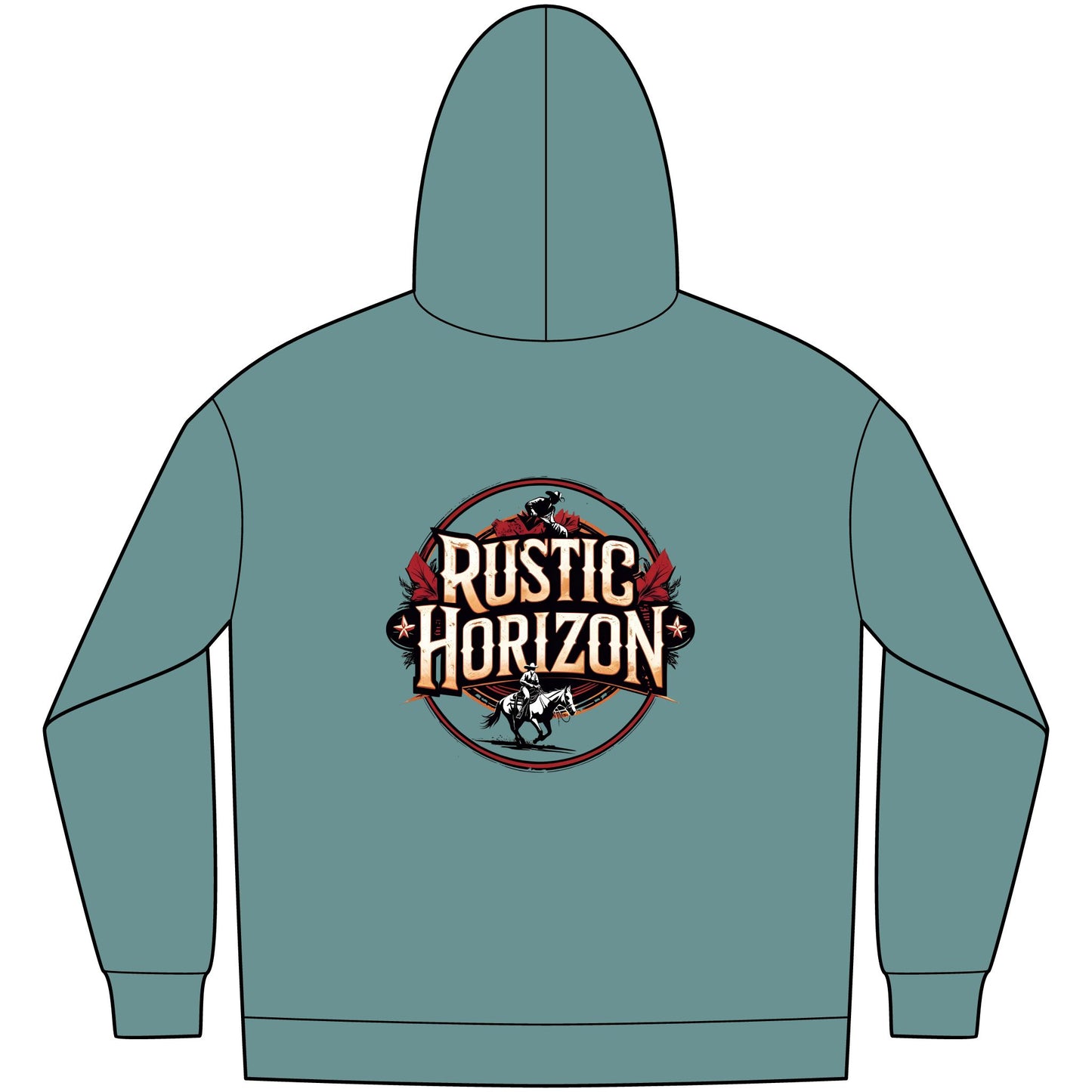 Unisex Western Fleece Hoodie, Rustic Fashion Sweatshirt, Cozy Winter Apparel, Gift for Rodeo Lovers, Casual Outdoor Clothing
