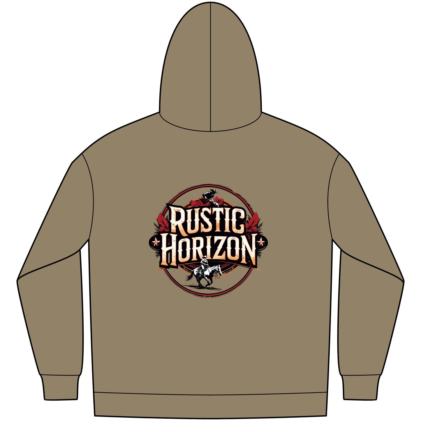 Unisex Western Fleece Hoodie, Rustic Fashion Sweatshirt, Cozy Winter Apparel, Gift for Rodeo Lovers, Casual Outdoor Clothing