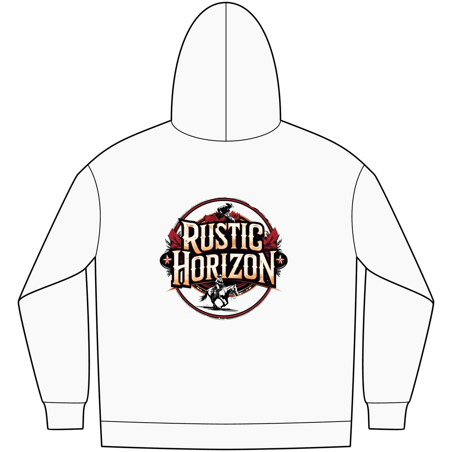 Unisex Western Fleece Hoodie, Rustic Fashion Sweatshirt, Cozy Winter Apparel, Gift for Rodeo Lovers, Casual Outdoor Clothing