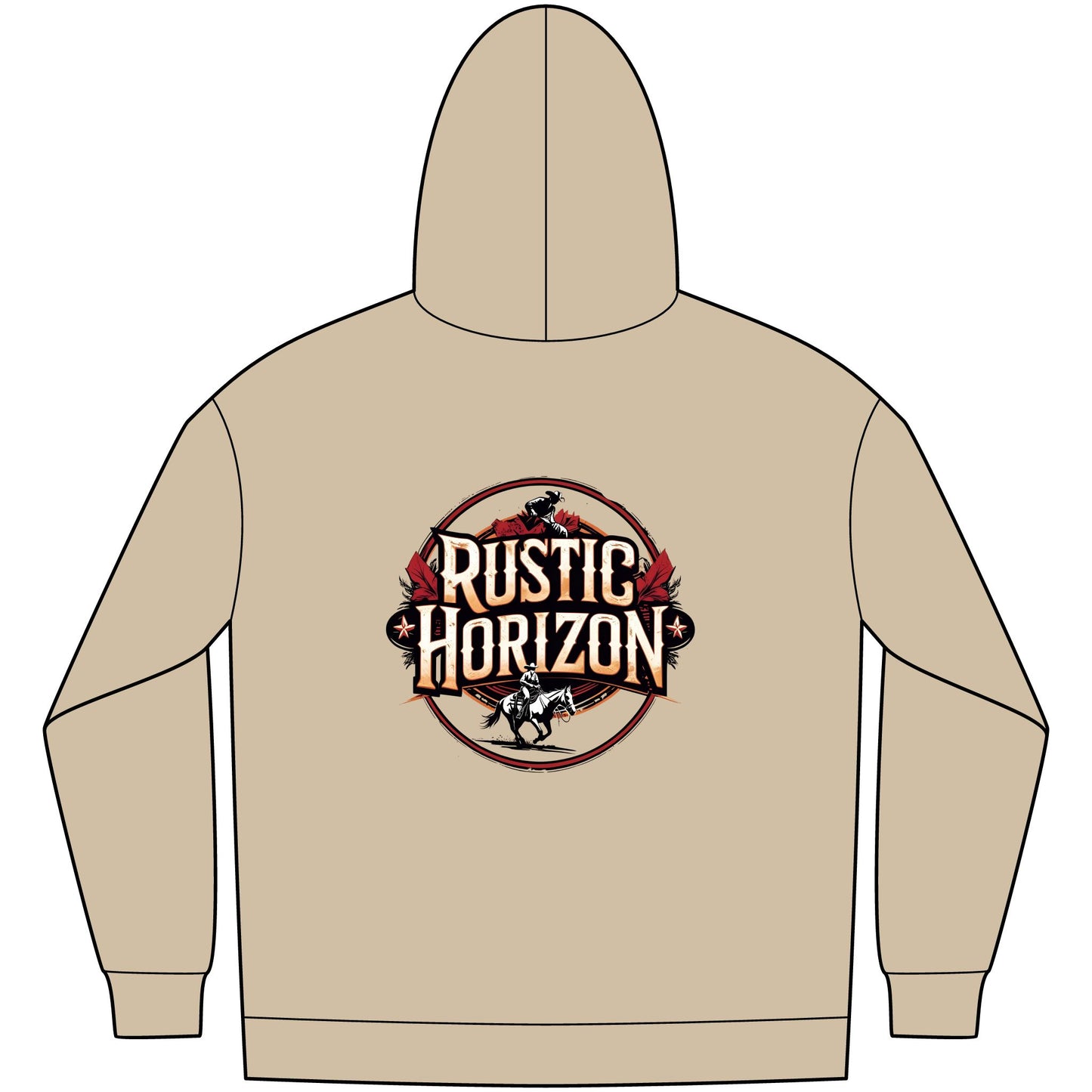 Unisex Western Fleece Hoodie, Rustic Fashion Sweatshirt, Cozy Winter Apparel, Gift for Rodeo Lovers, Casual Outdoor Clothing