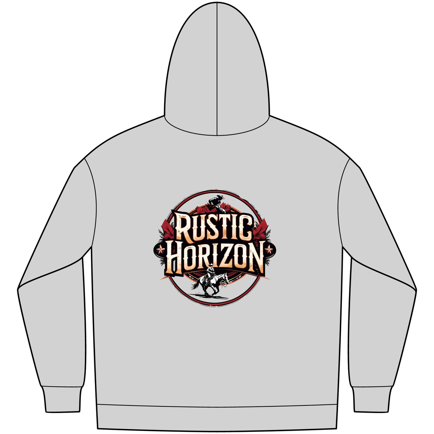 Unisex Western Fleece Hoodie, Rustic Fashion Sweatshirt, Cozy Winter Apparel, Gift for Rodeo Lovers, Casual Outdoor Clothing