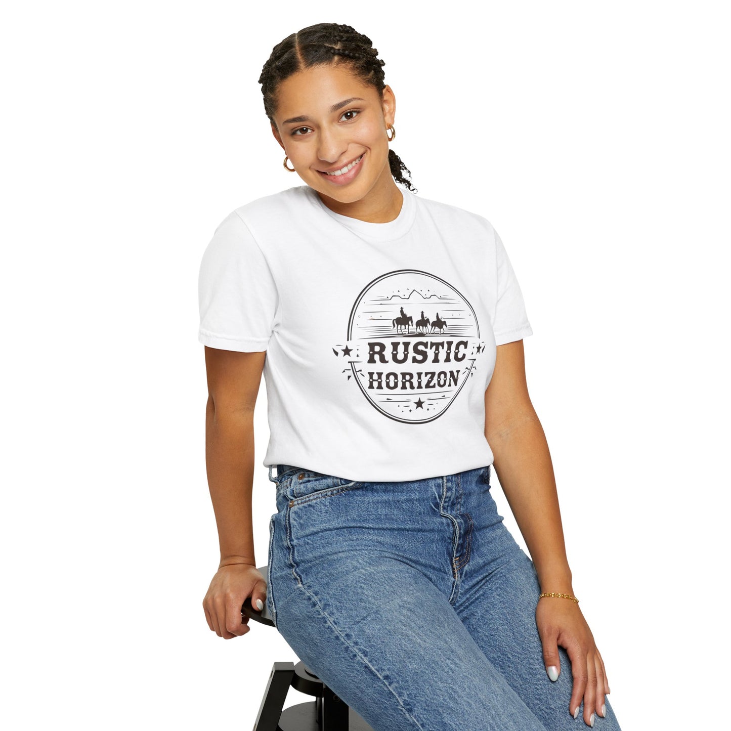 Rustic Horizon UNISEX T-Shirt｜Festival Wear, Casual Outfit, Gift for Nature Lovers, Vintage Style Tee, Summer Essential