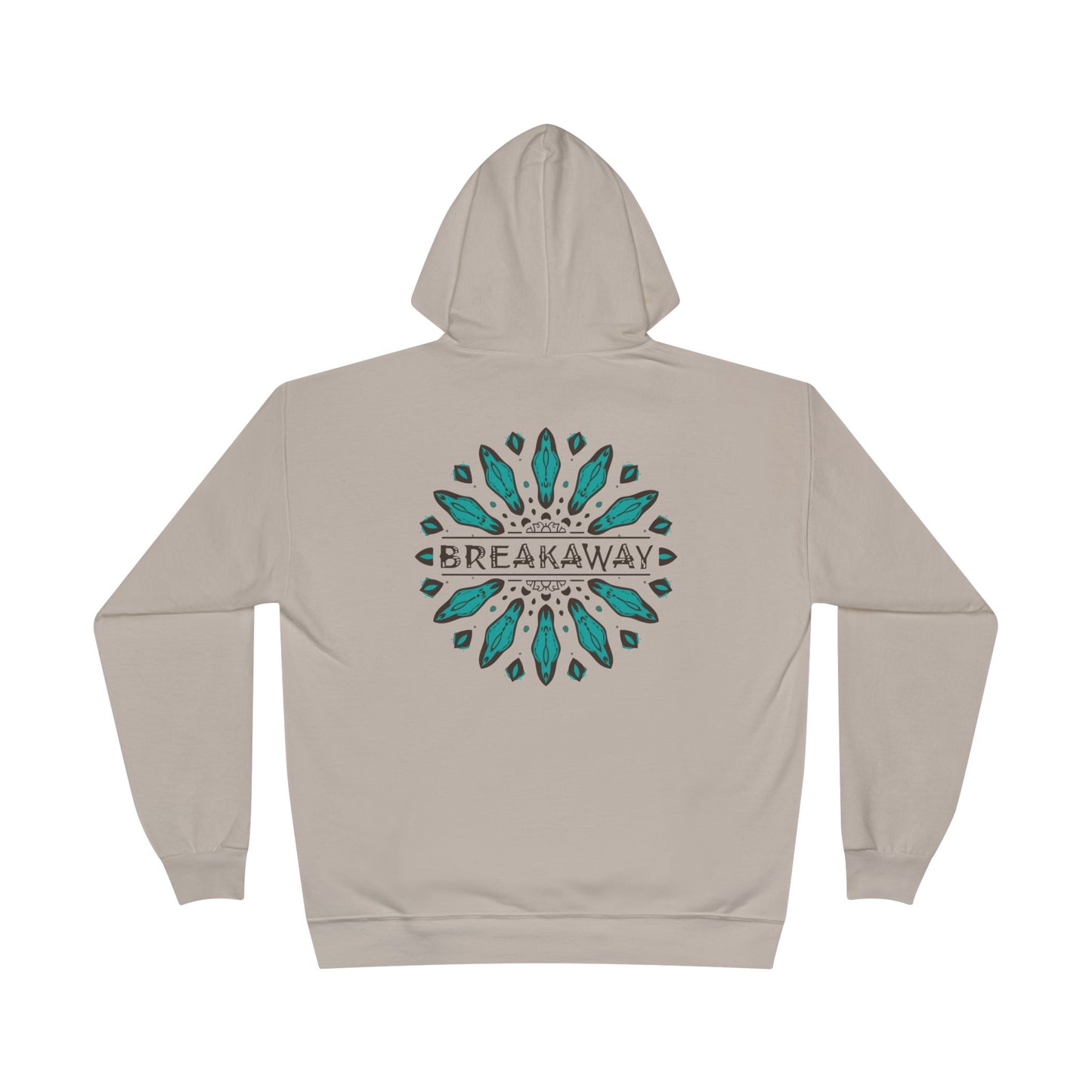 Hoodie Unisexe Breakaway - Turquoise Simple