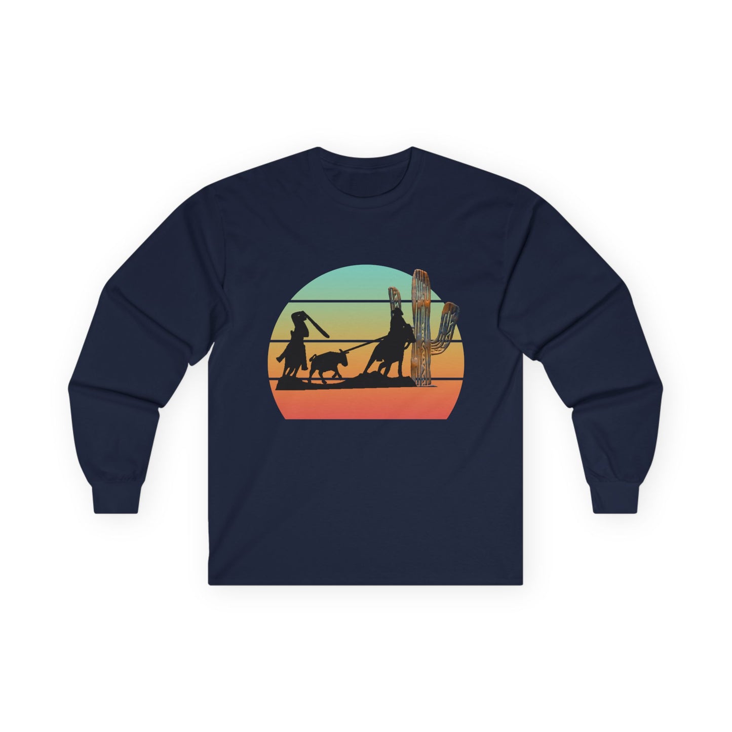 Unisex Ultra Cotton Long Sleeve Tee TEAM ROPING