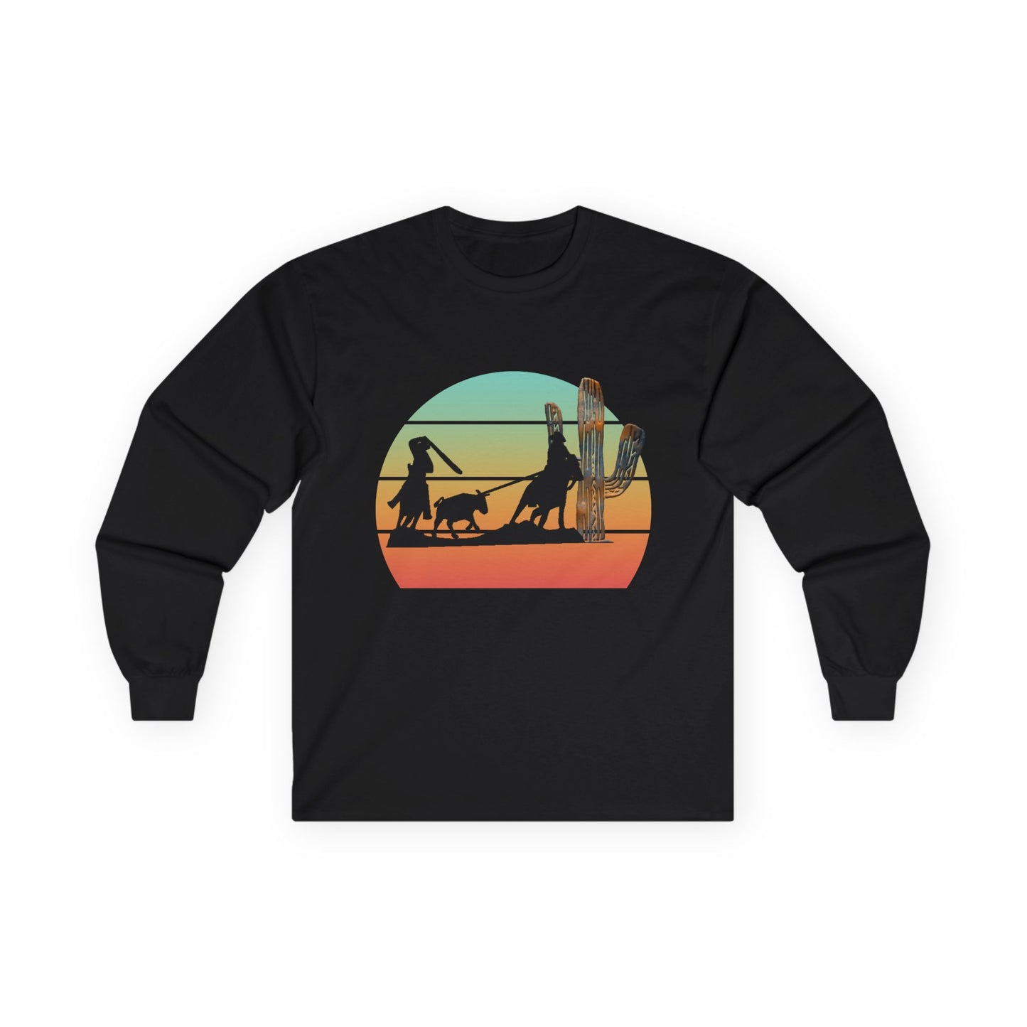 Unisex Ultra Cotton Long Sleeve Tee TEAM ROPING