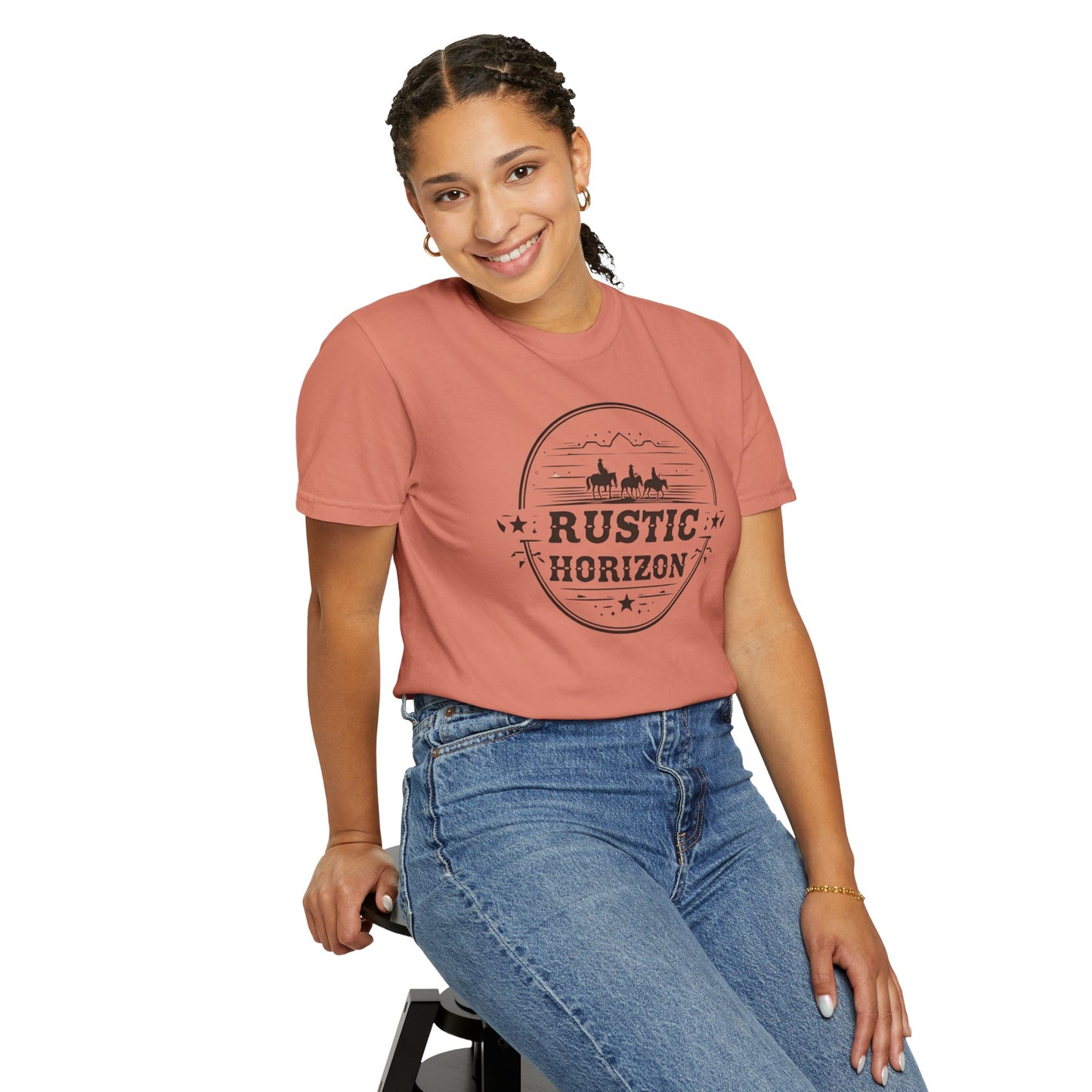Rustic Horizon UNISEX T-Shirt｜Festival Wear, Casual Outfit, Gift for Nature Lovers, Vintage Style Tee, Summer Essential