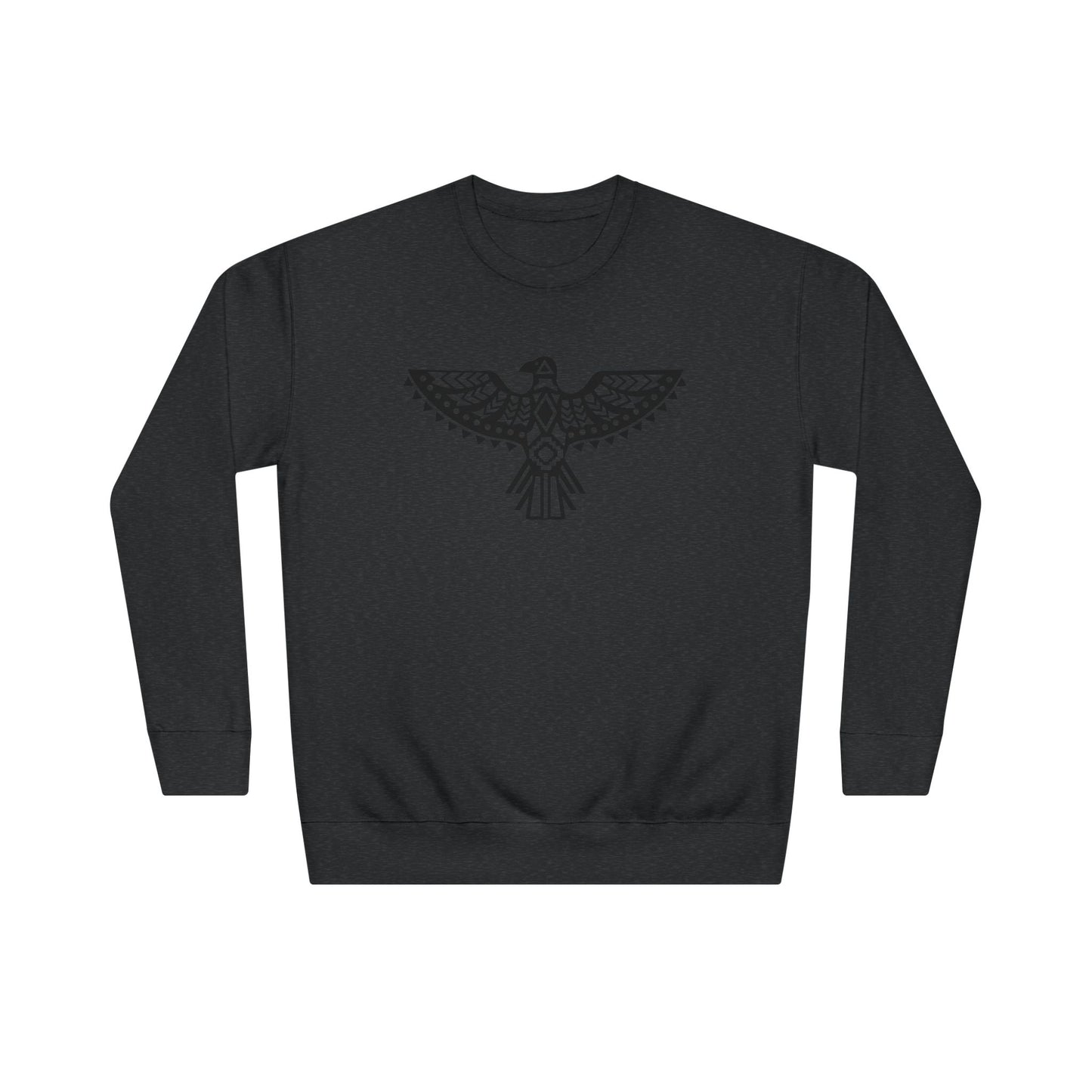 Tribal Eagle Unisex Crew Sweatshirt - Cozy Cultural Artwear
