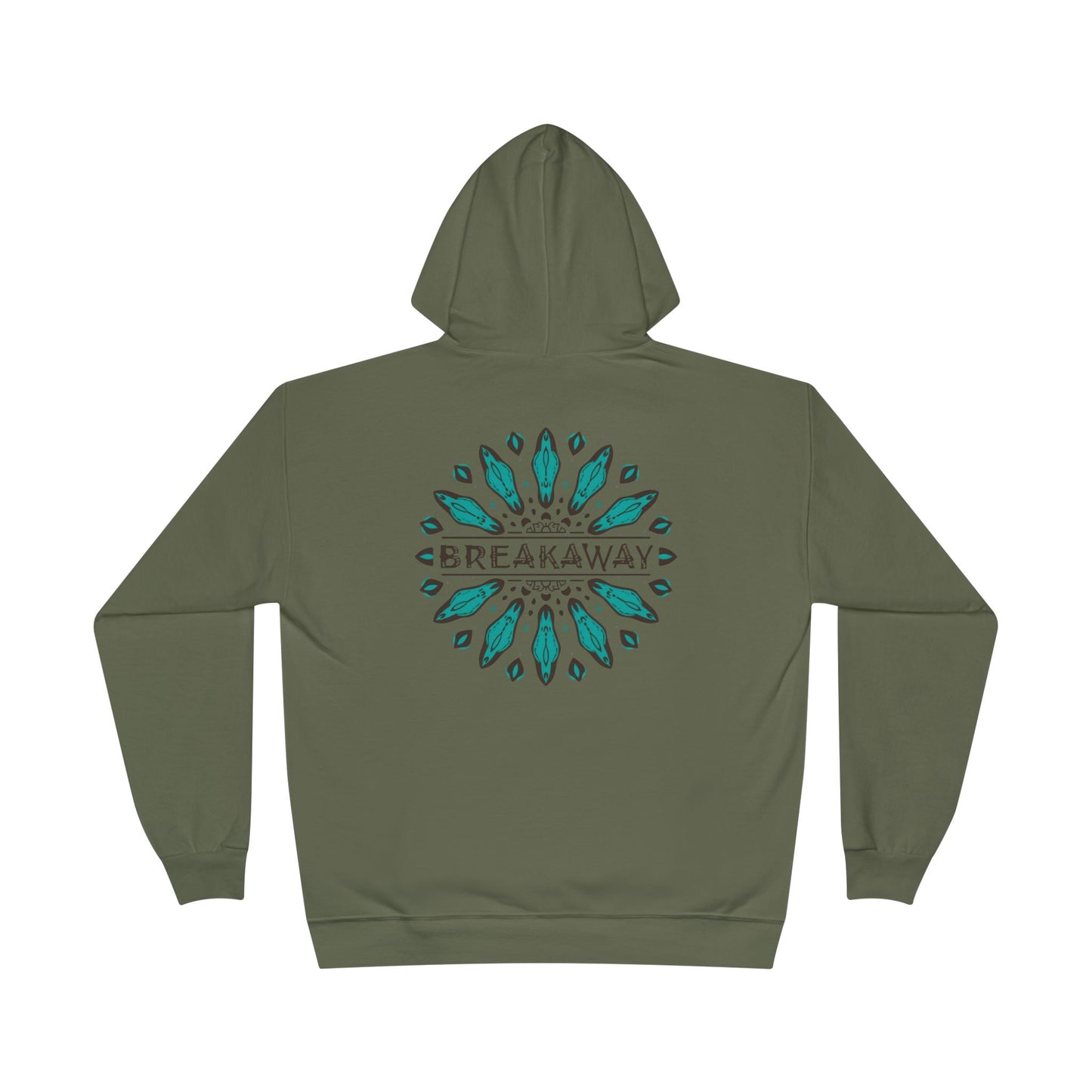 Hoodie Unisexe Breakaway - Turquoise Simple