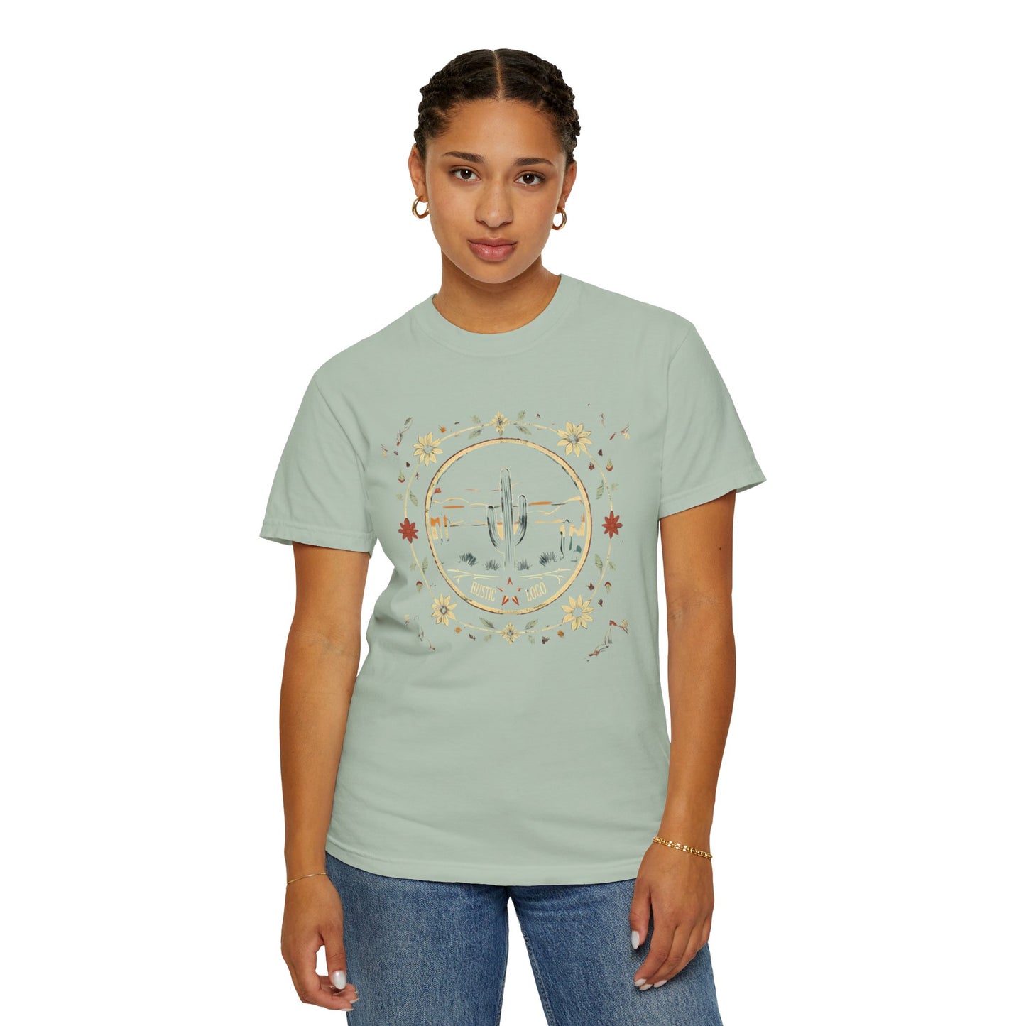 Rustic Horizon Soft Cactus UNISEX T-Shirt｜Festival Wear, Casual Outfit, Gift for Nature Lovers, Vintage Style Tee, Summer Essential