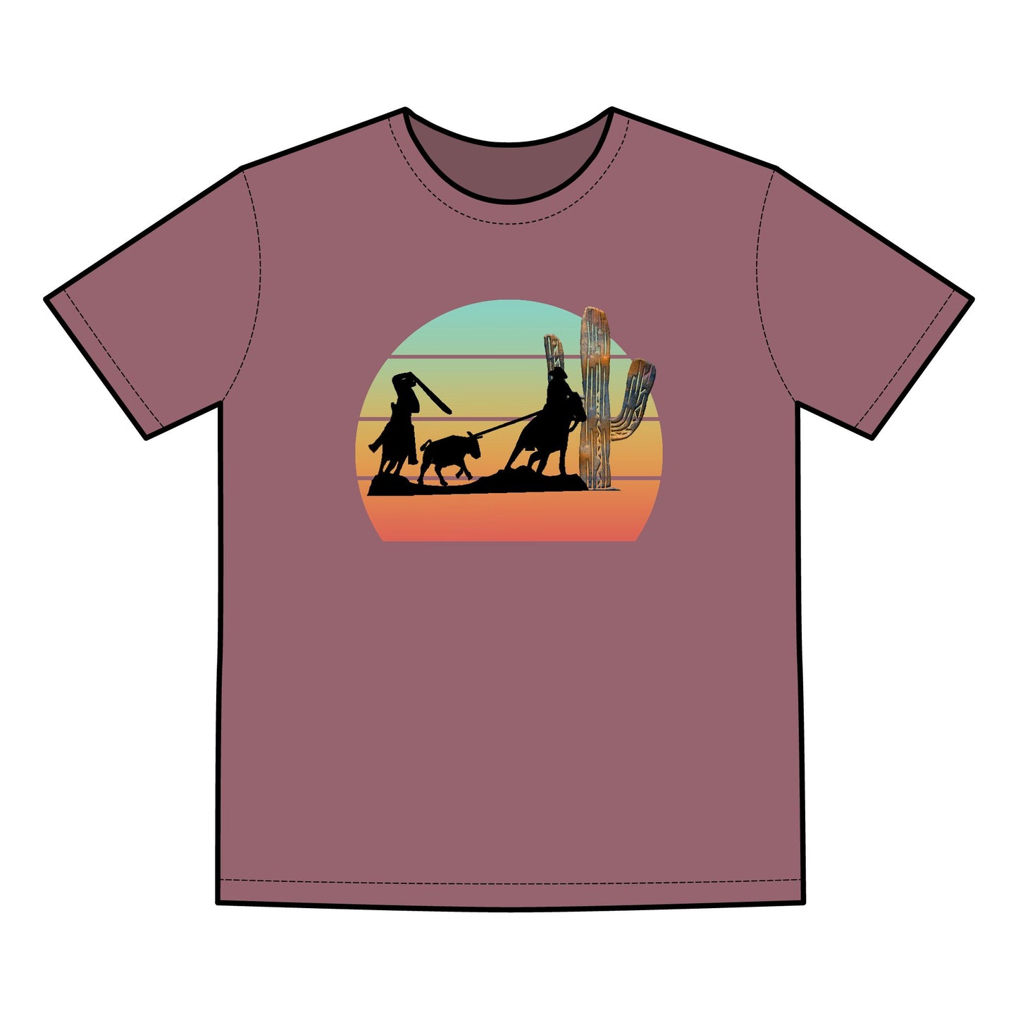 Team Roping Sorry Can't Rope Bye Adventure Men's Faded Tee - Retro Outdoor Vibe