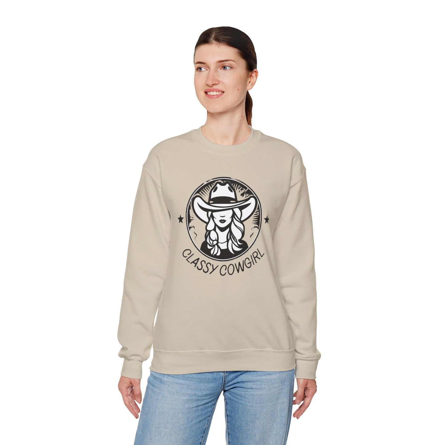 Classy Cowgirl Fashion Sweatshirt