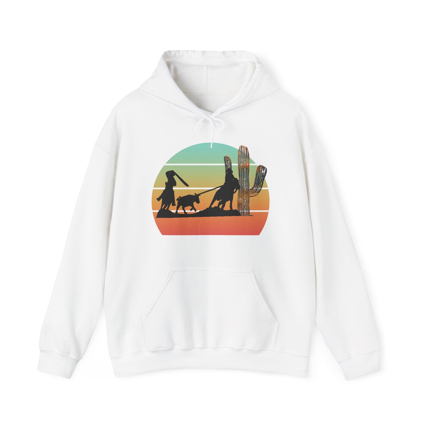 Unisex Heavy Blend™ Hooded Sweatshirt TEAM ROPING RODEO HEADER HEELER