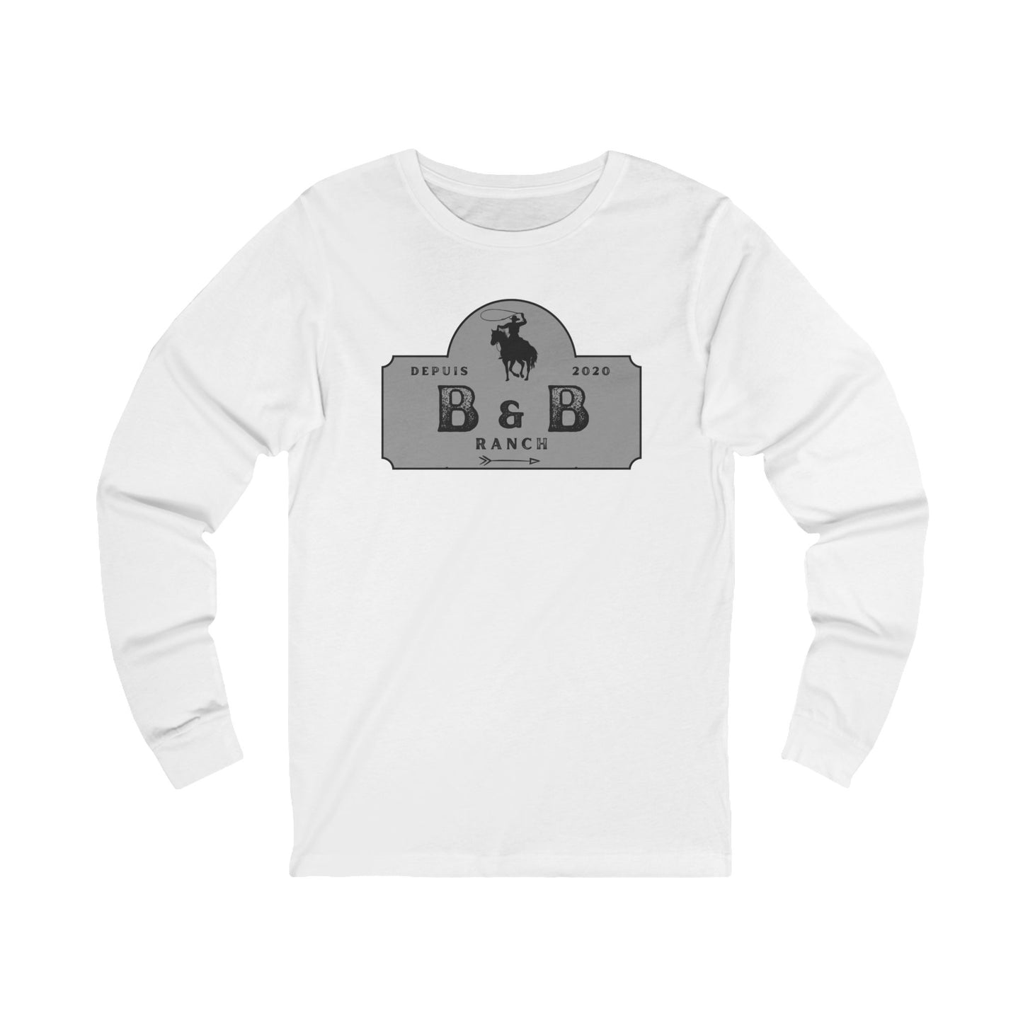 RANCH B & B LOGO Unisex Jersey Long Sleeve Tee