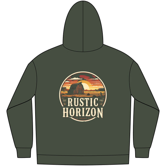 Unisex Western Fleece Hoodie, Rustic Fashion Sweatshirt, Cozy Winter Apparel, Gift for Rodeo Lovers, Casual Outdoor Clothing