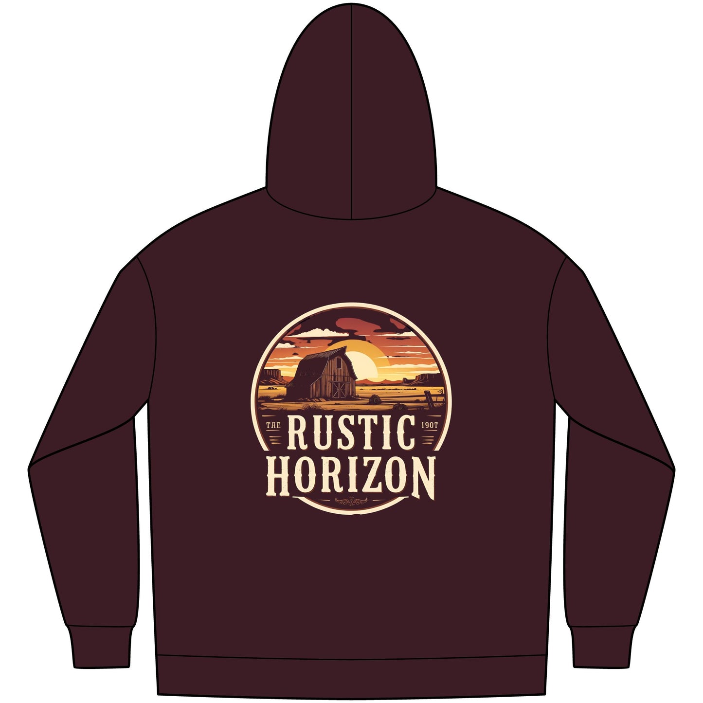 Unisex Western Fleece Hoodie, Rustic Fashion Sweatshirt, Cozy Winter Apparel, Gift for Rodeo Lovers, Casual Outdoor Clothing