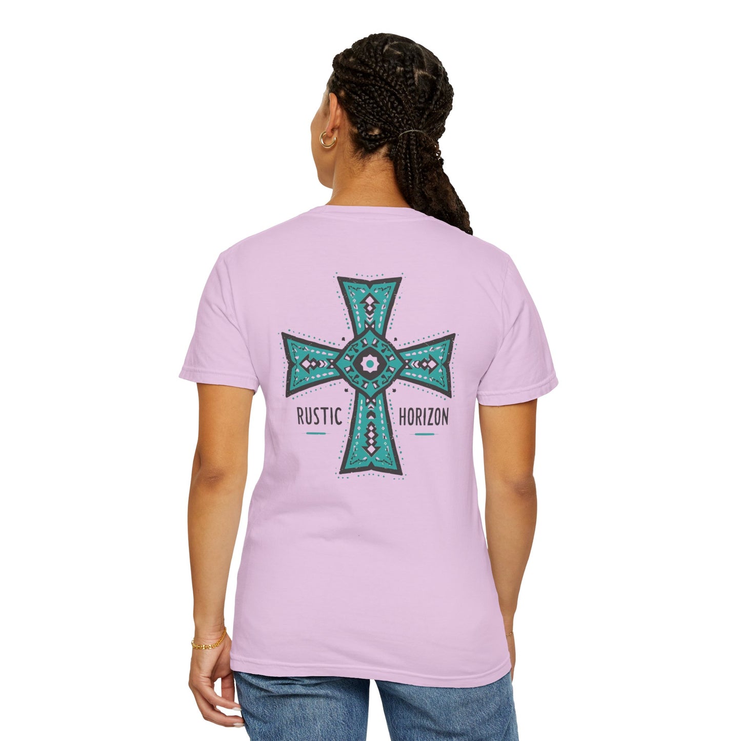 Rustic Horizon cross UNISEX T-Shirt｜Festival Wear, Casual Outfit, Gift for Nature Lovers, Vintage Style Tee, Summer Essential
