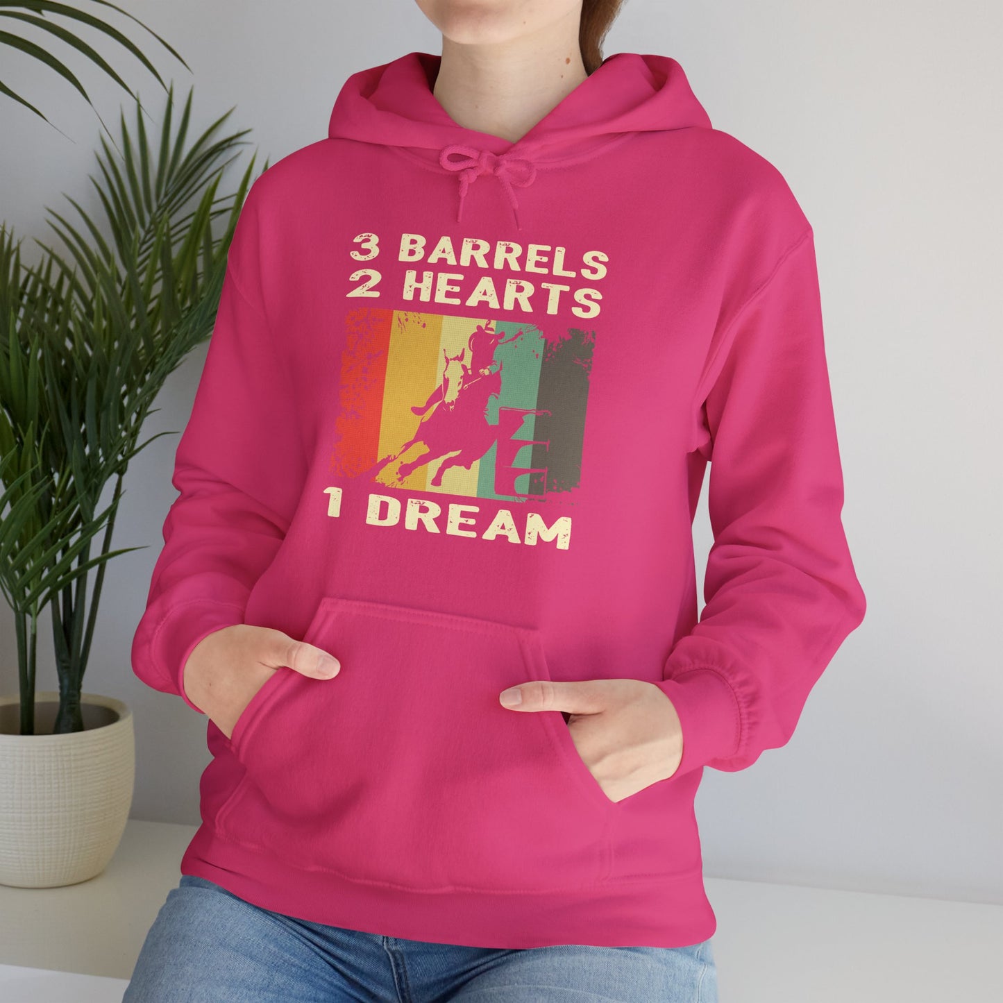 BARREL RACING Unisex Heavy Blend™ Hooded Sweatshirt