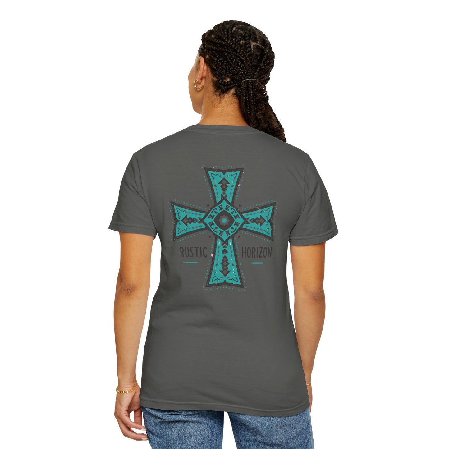 Rustic Horizon cross UNISEX T-Shirt｜Festival Wear, Casual Outfit, Gift for Nature Lovers, Vintage Style Tee, Summer Essential