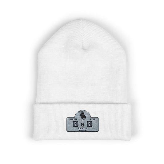 Stylish Embroidered Classic Cuffed Beanie for Fashionable Outdoor Adventures
