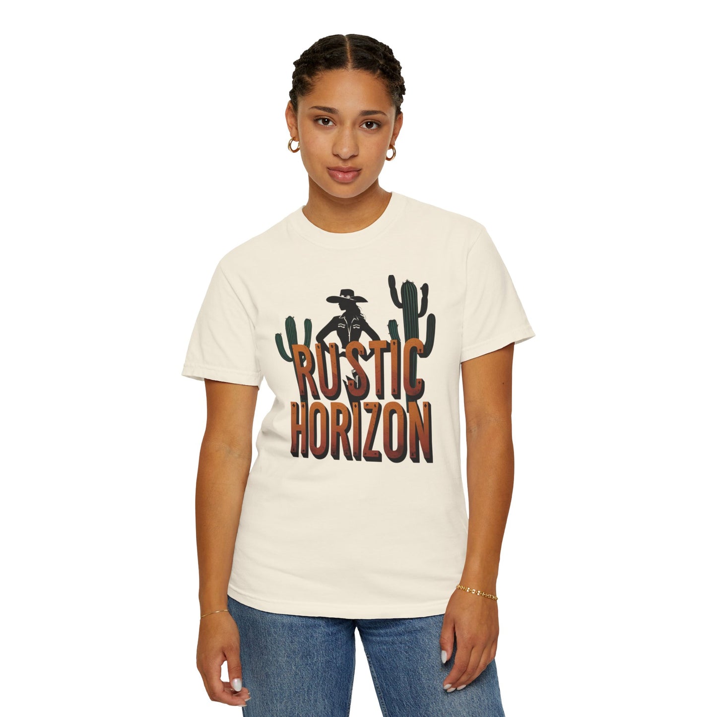 Rustic Horizon UNISEX T-Shirt｜Festival Wear, Casual Outfit, Gift for Nature Lovers, Vintage Style Tee, Summer Essential
