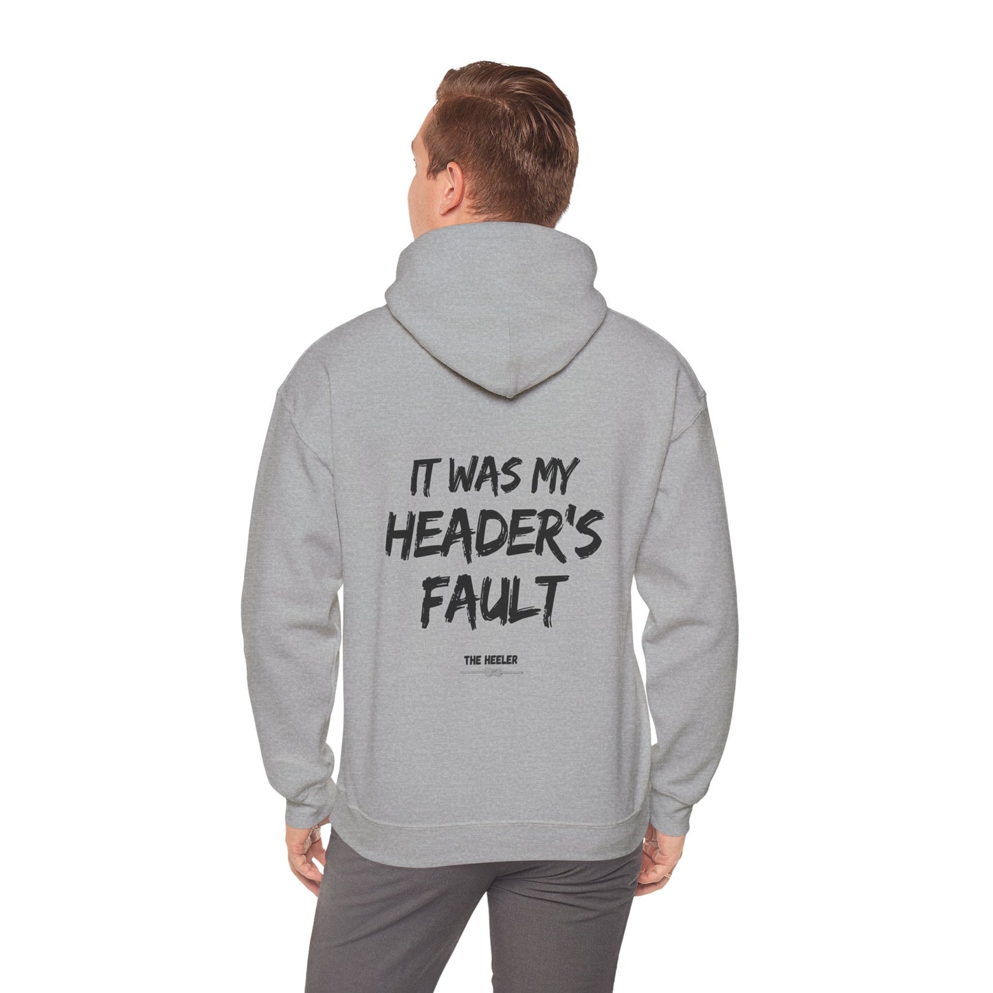 HEADER'S FAULT TEAM ROPING PARTNER RODEO Unisex Heavy Blend™ Hooded Sweatshirt